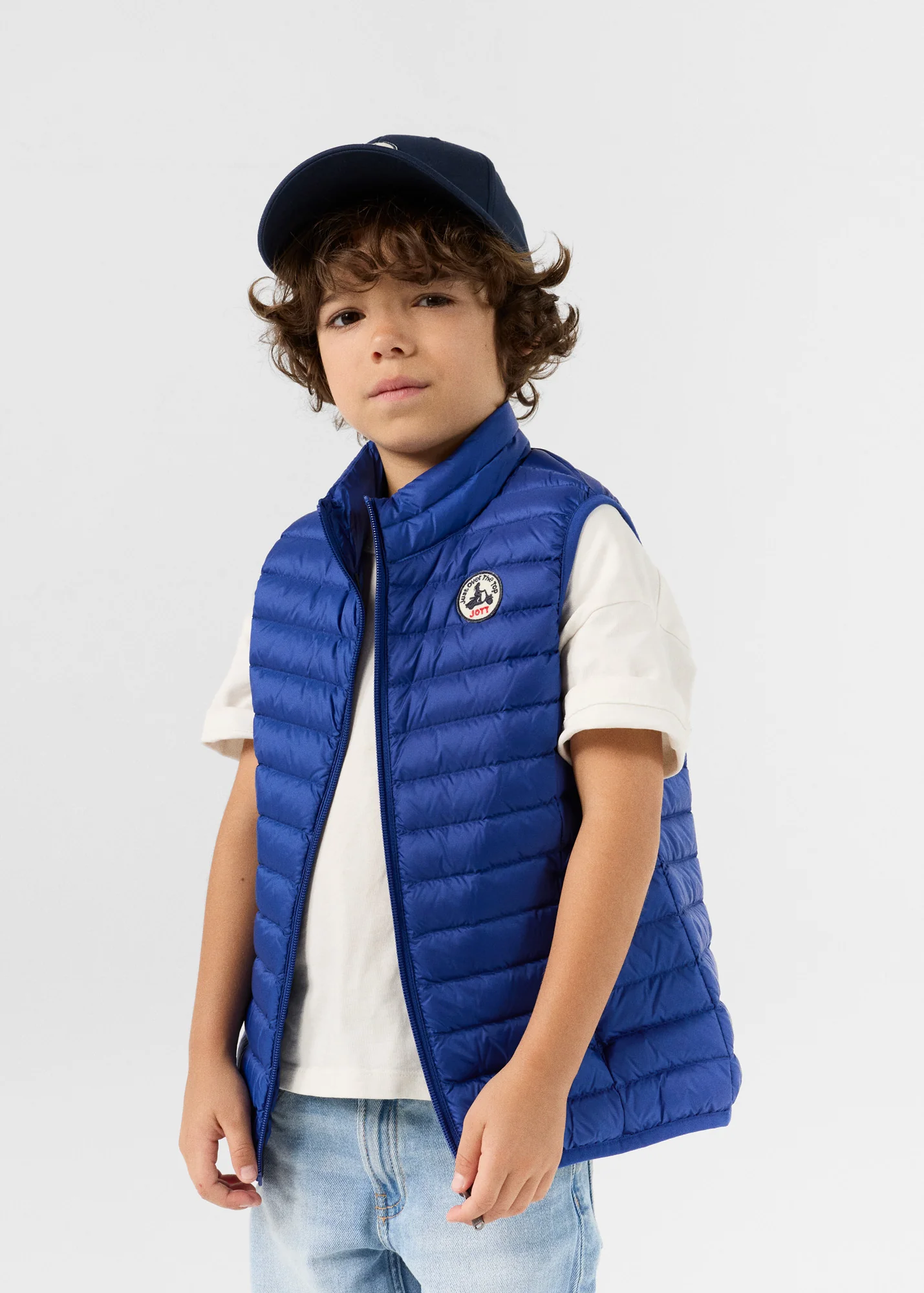 Doudoune sans manches enfant Bleu cobalt Zoe - Image 3