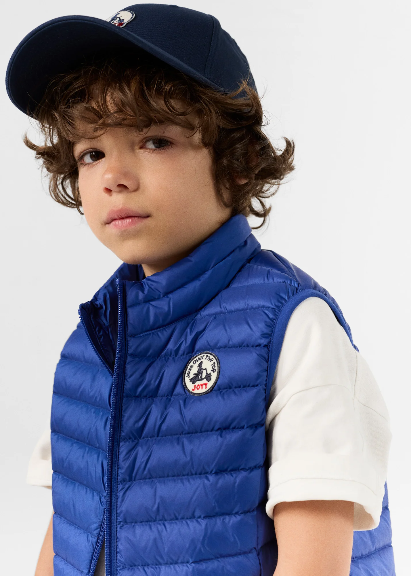 Doudoune sans manches enfant Bleu cobalt Zoe - Image 5