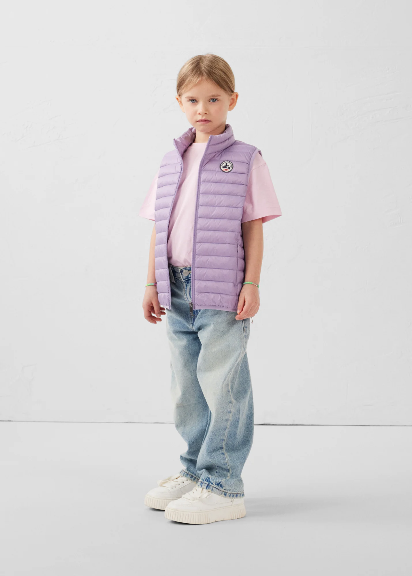 Doudoune sans manches enfant Encens violet Zoe - Image 3