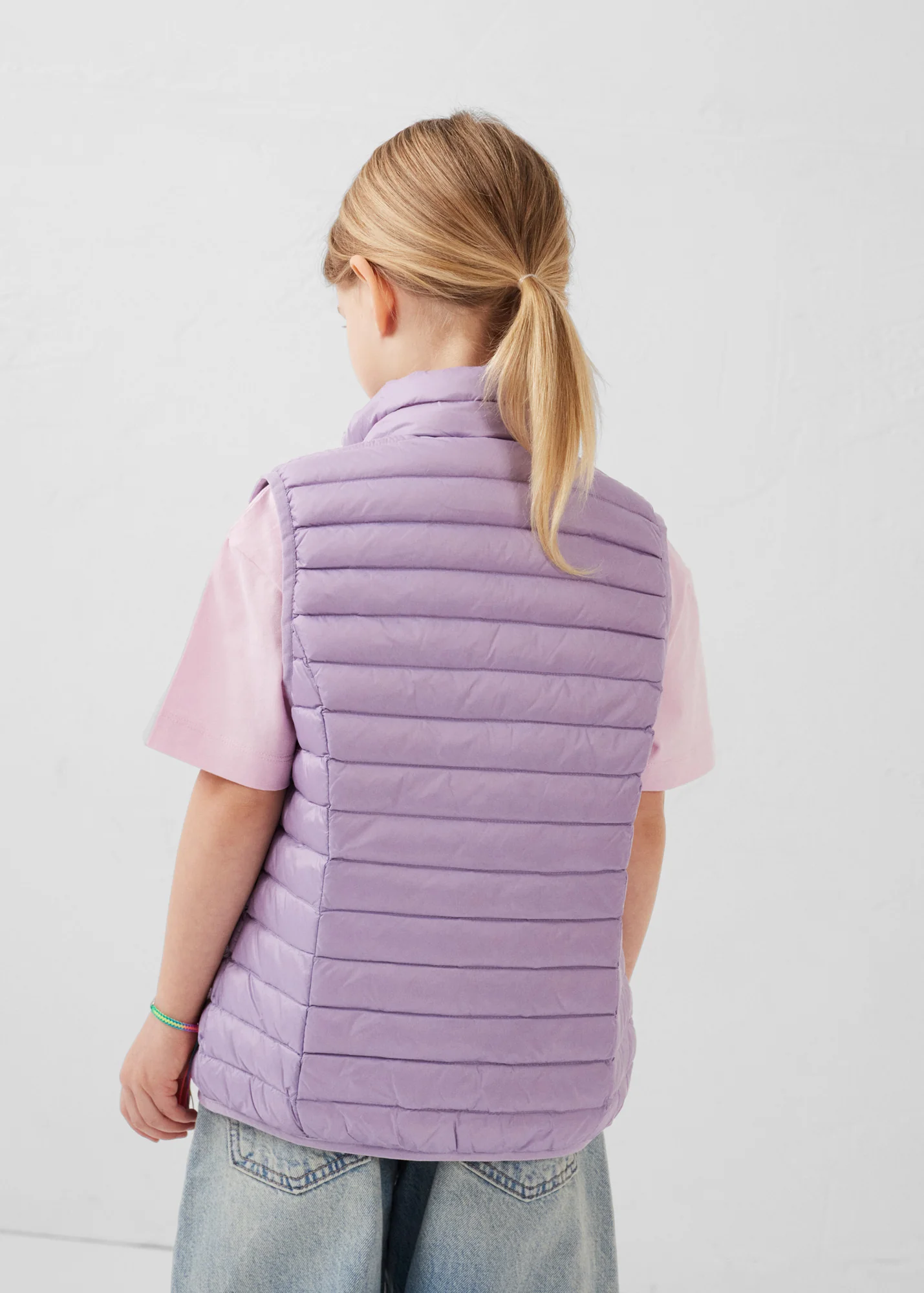 Doudoune sans manches enfant Encens violet Zoe - Image 4