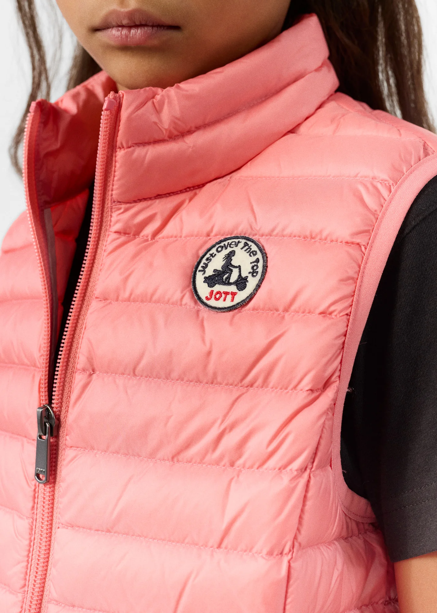Doudoune sans manches enfant Vibrant pink Zoe - Image 5