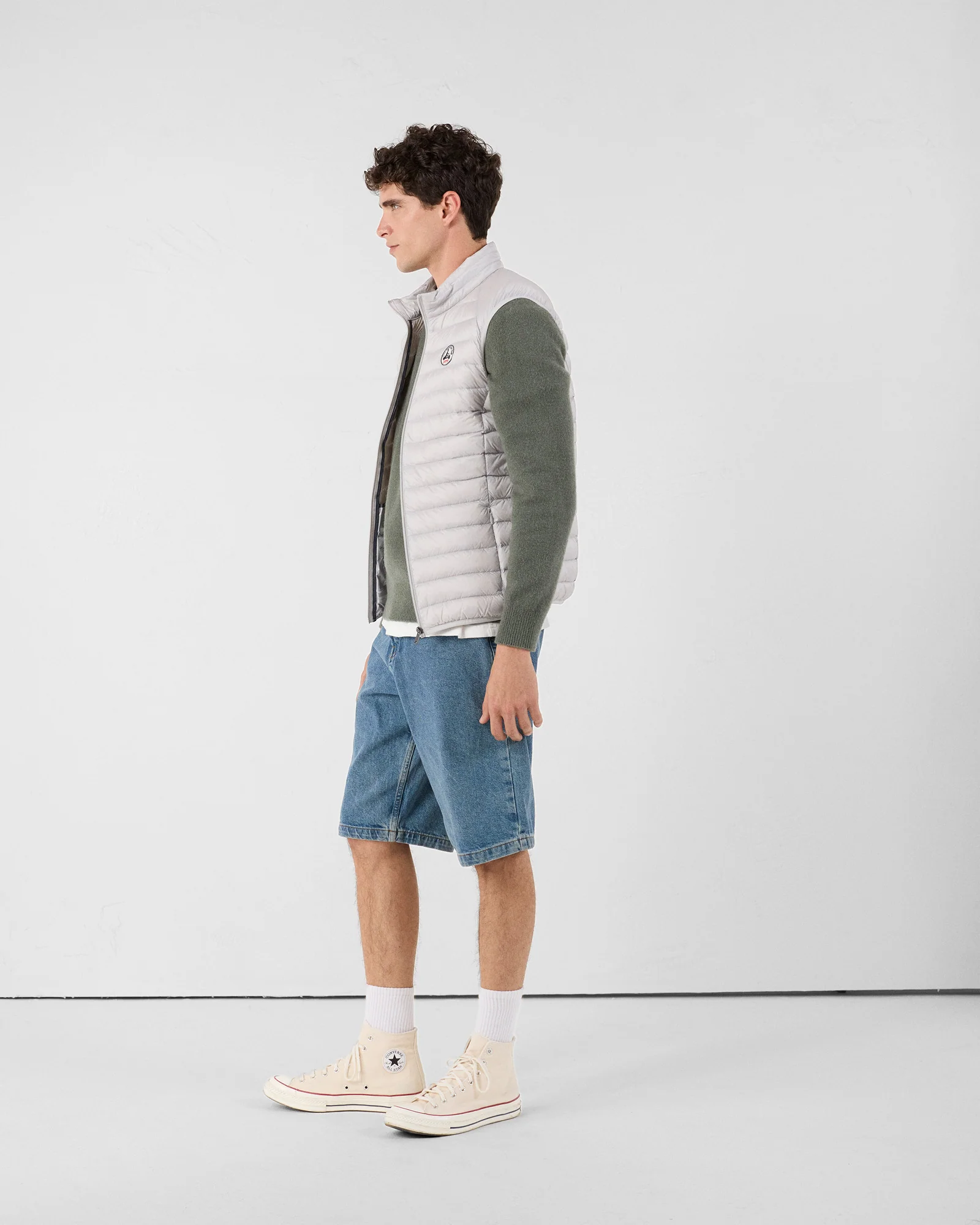 Doudoune sans manches Gris glace Tom - Image 3