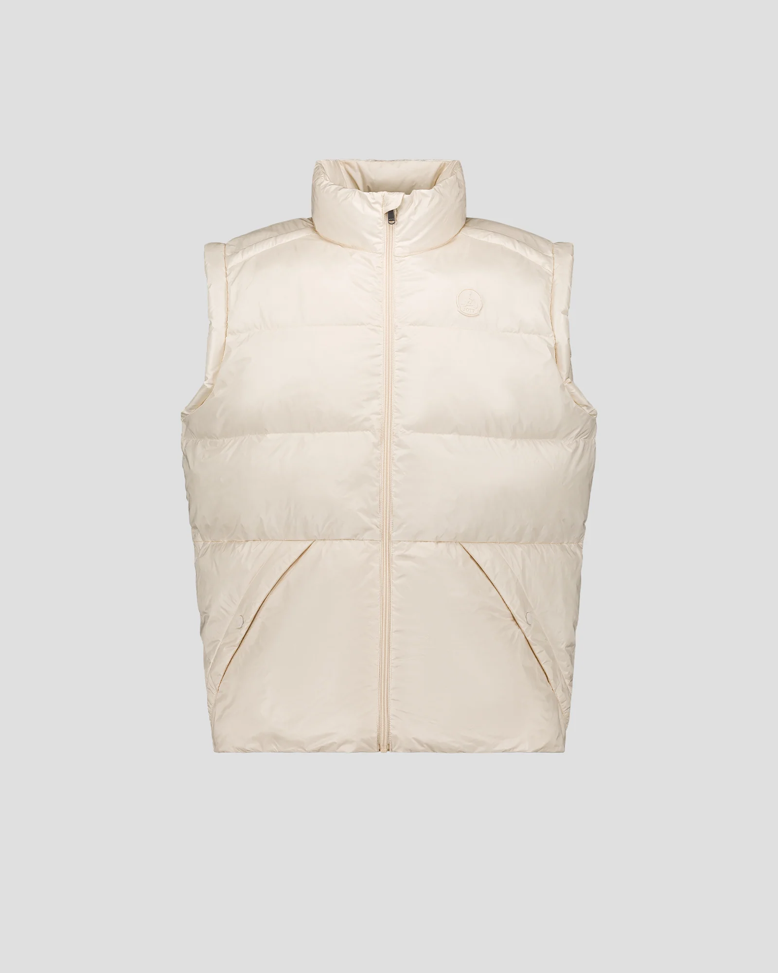 Doudoune sans manches oversize Naturel Ezio - Image 2