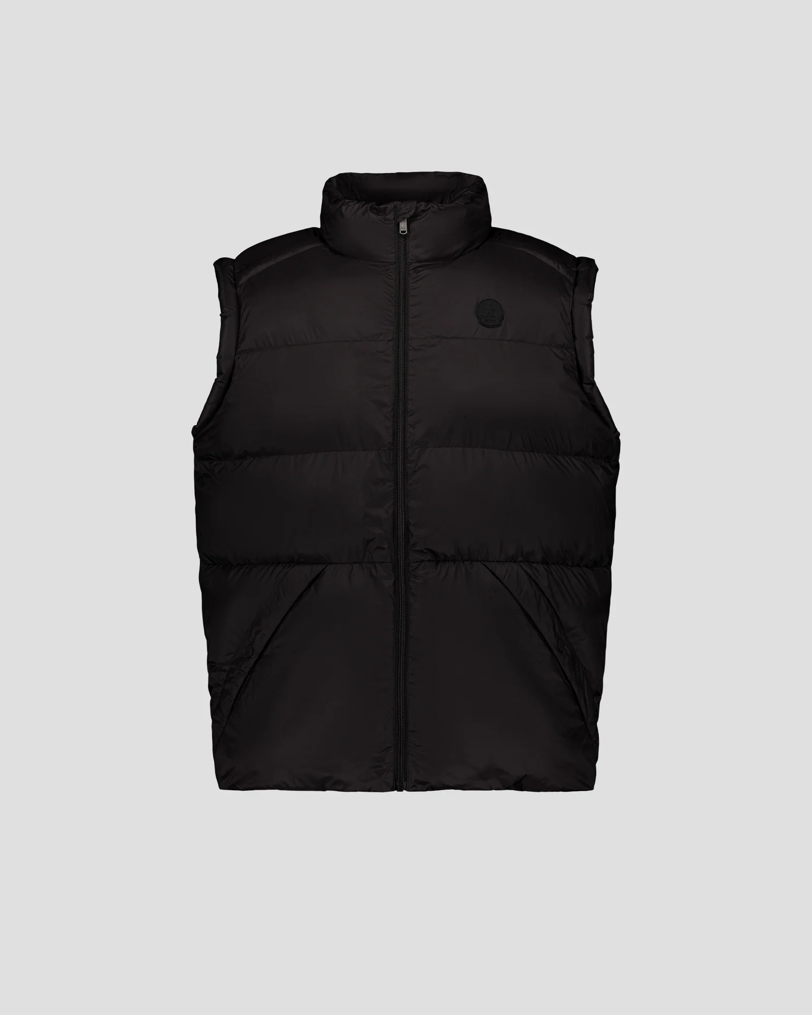 Doudoune sans manches oversize Noir Ezio - Image 2