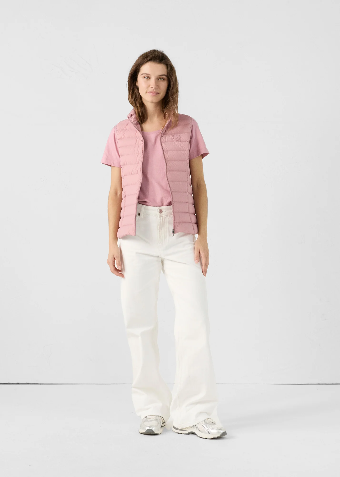 Doudoune sans manches stretch Rose antique Grenada - Image 3