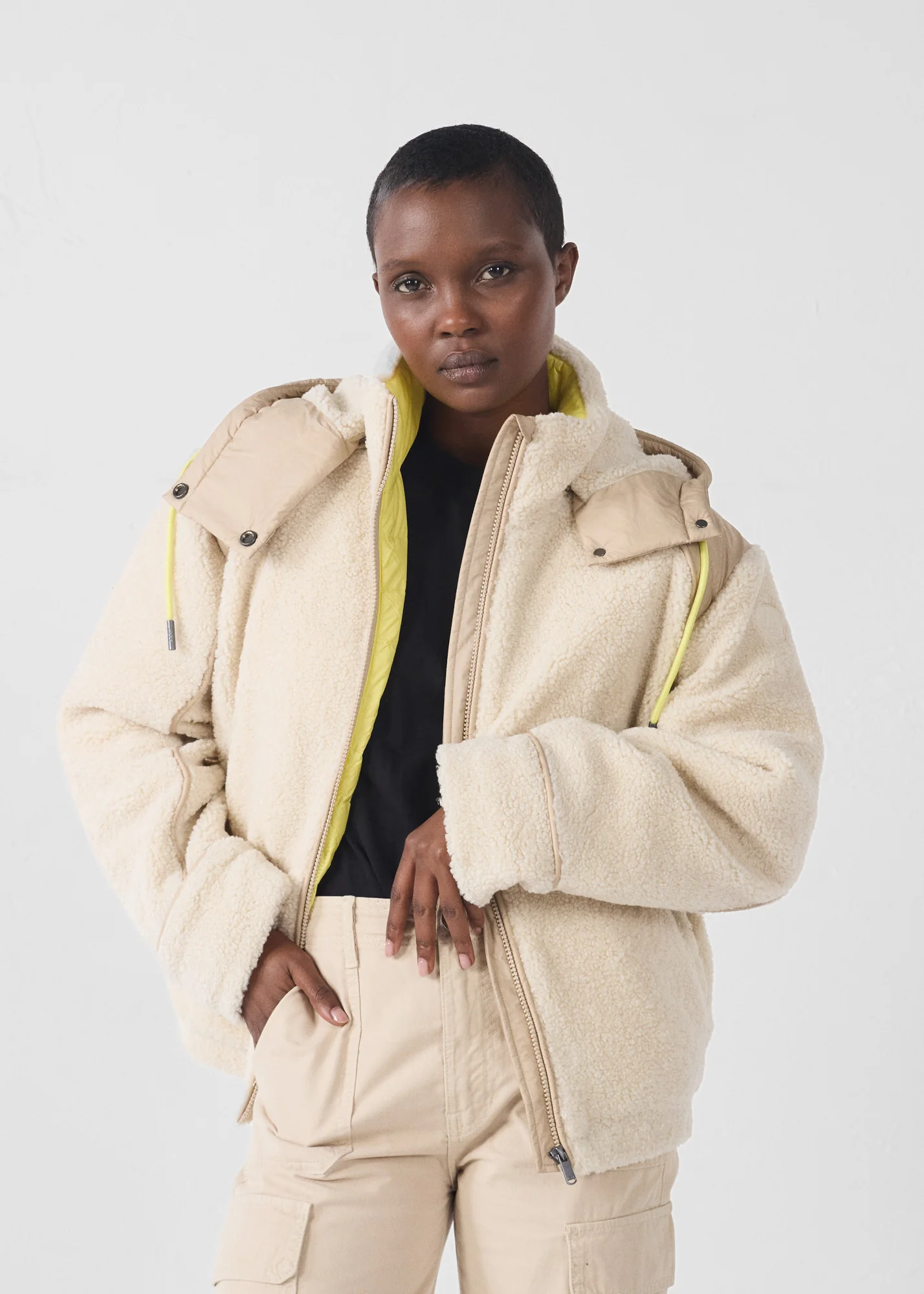 Doudoune sherpa Naturel Ivana - Image 3