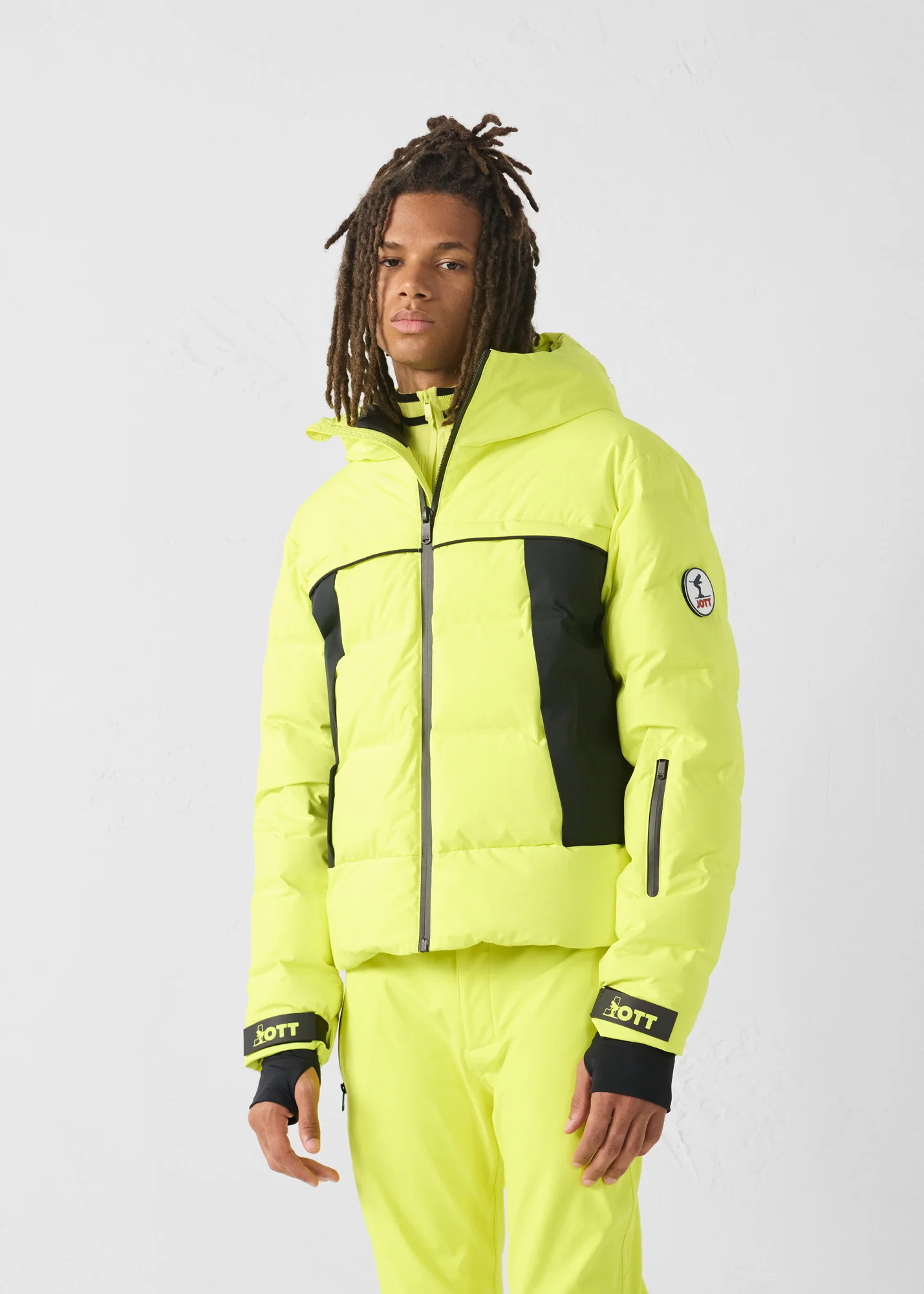 Doudoune ski Grand froid Jaune elexir Sereis - Image 3