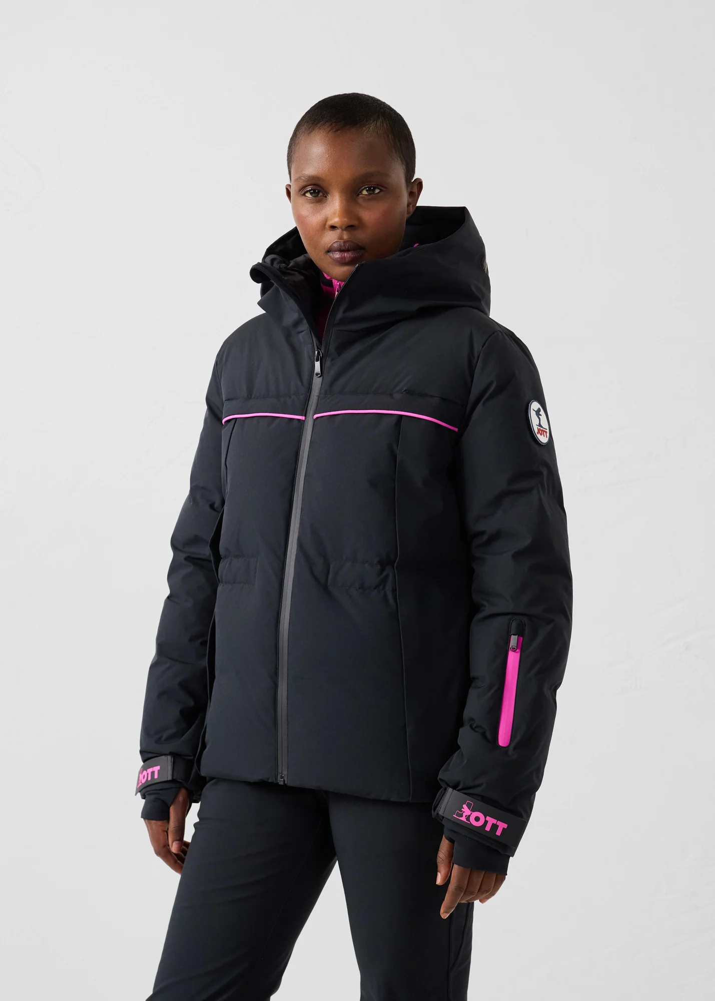 Doudoune ski Grand froid Noir Soldanelle - Image 6