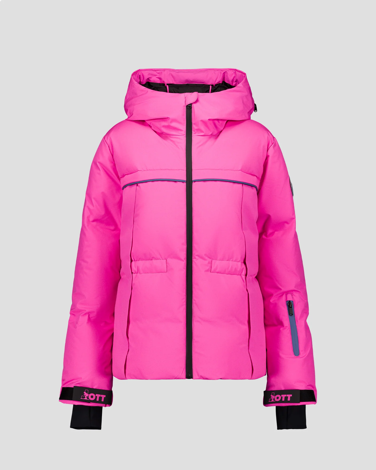 Doudoune ski Grand froid Rose électrique Soldanelle - Image 3