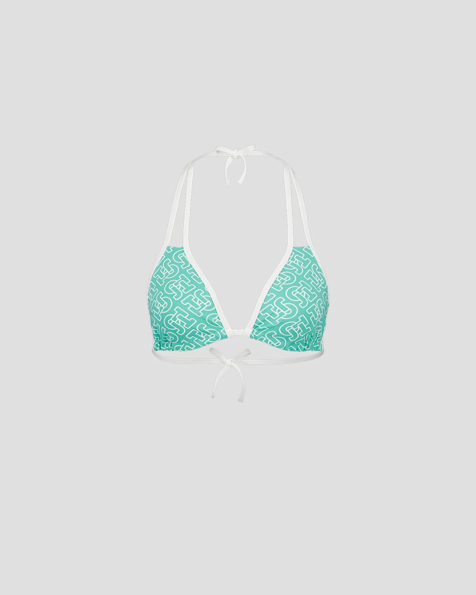 Haut de maillot de bain triangle Mono lagon Maddie monogram top - Image 3