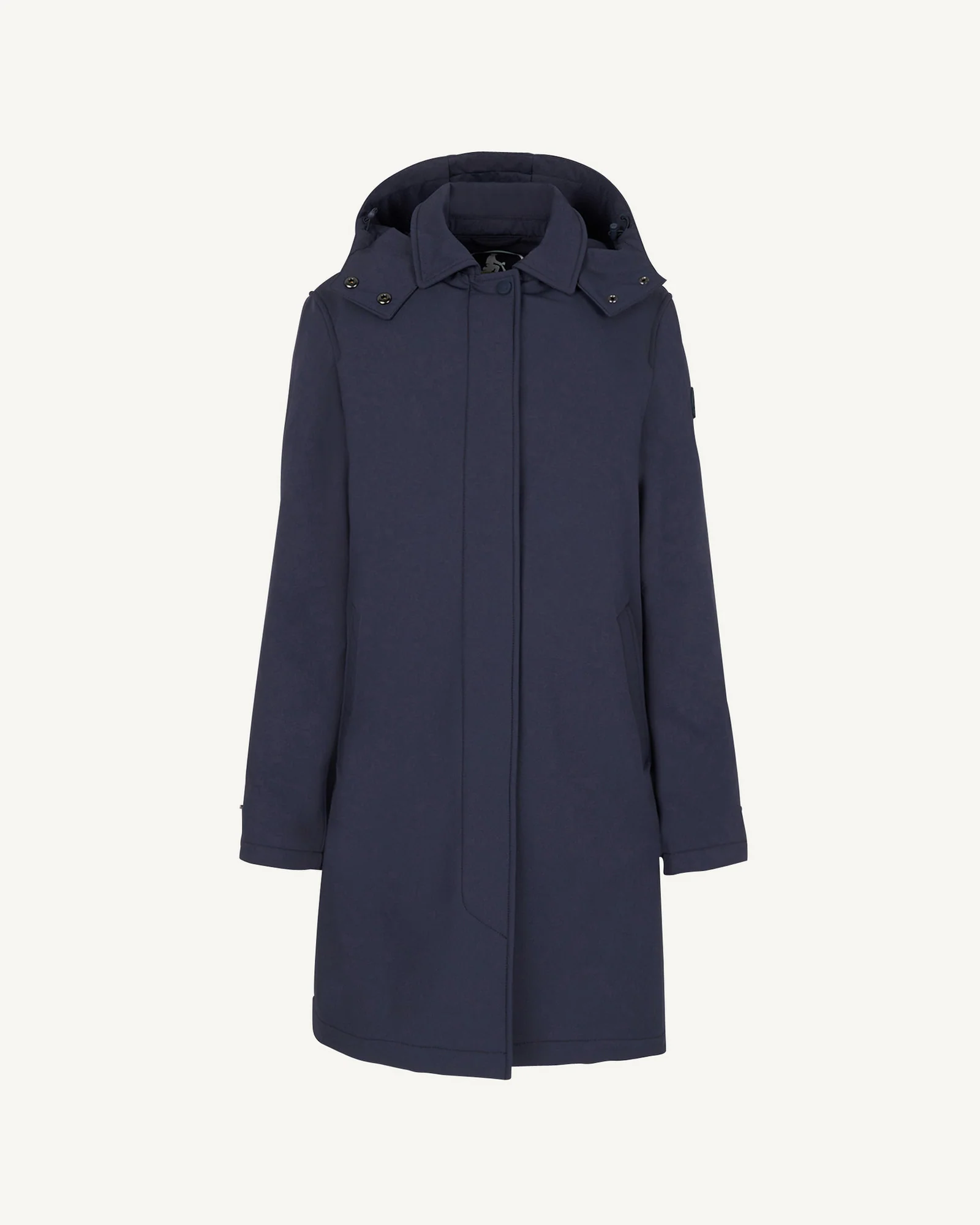 Imperméable à capuche amovible Marine Corinthe