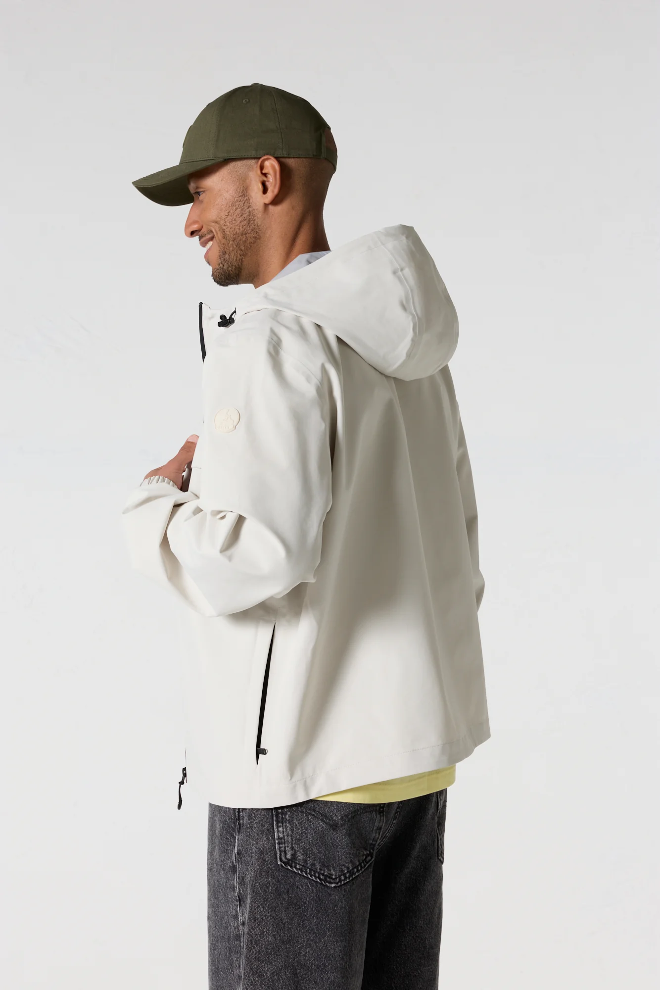 Imperméable à capuche Naturel Noste - Image 5