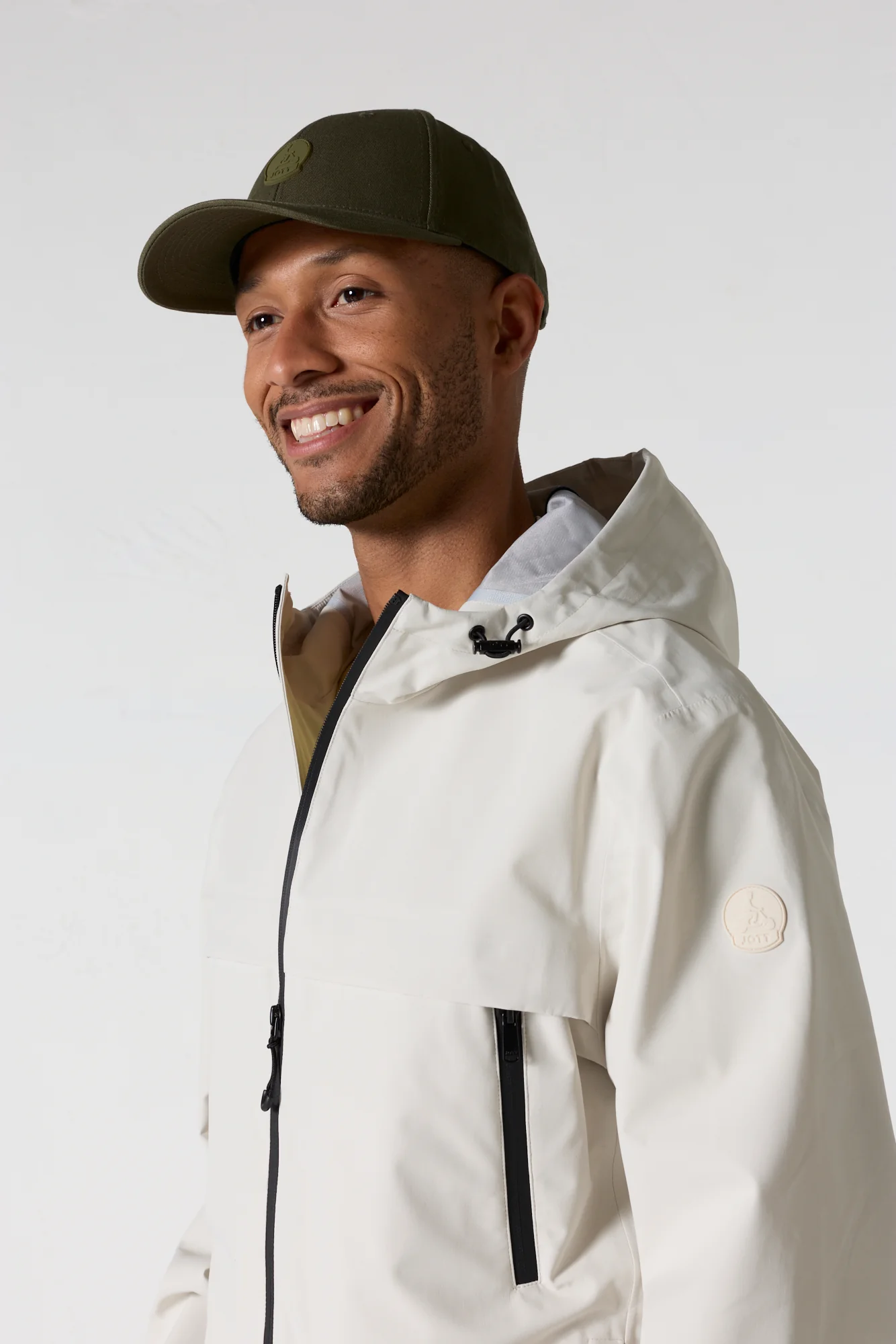 Imperméable à capuche Naturel Noste - Image 6