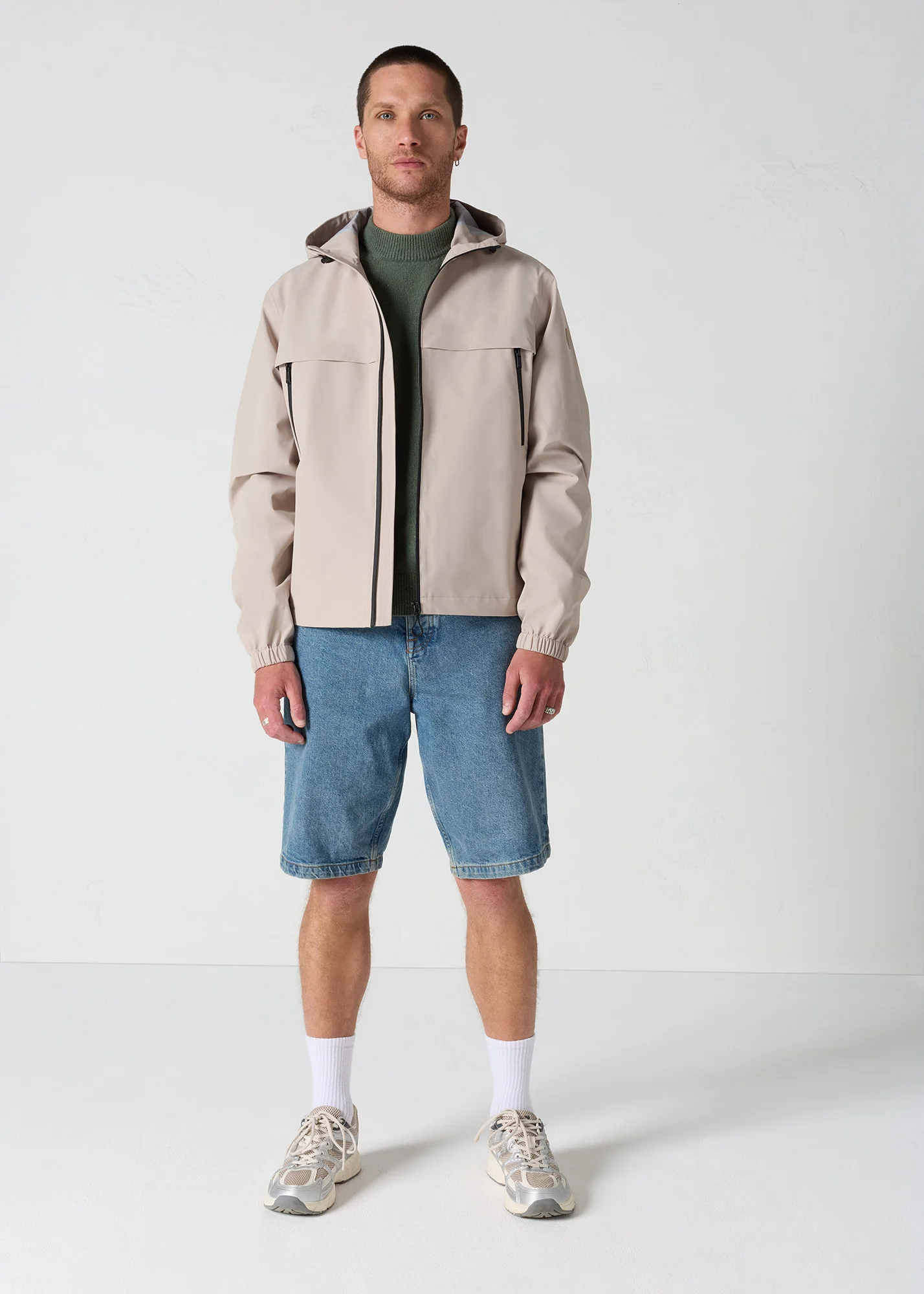 Imperméable à capuche Poussière de coquillage Noste - Image 3