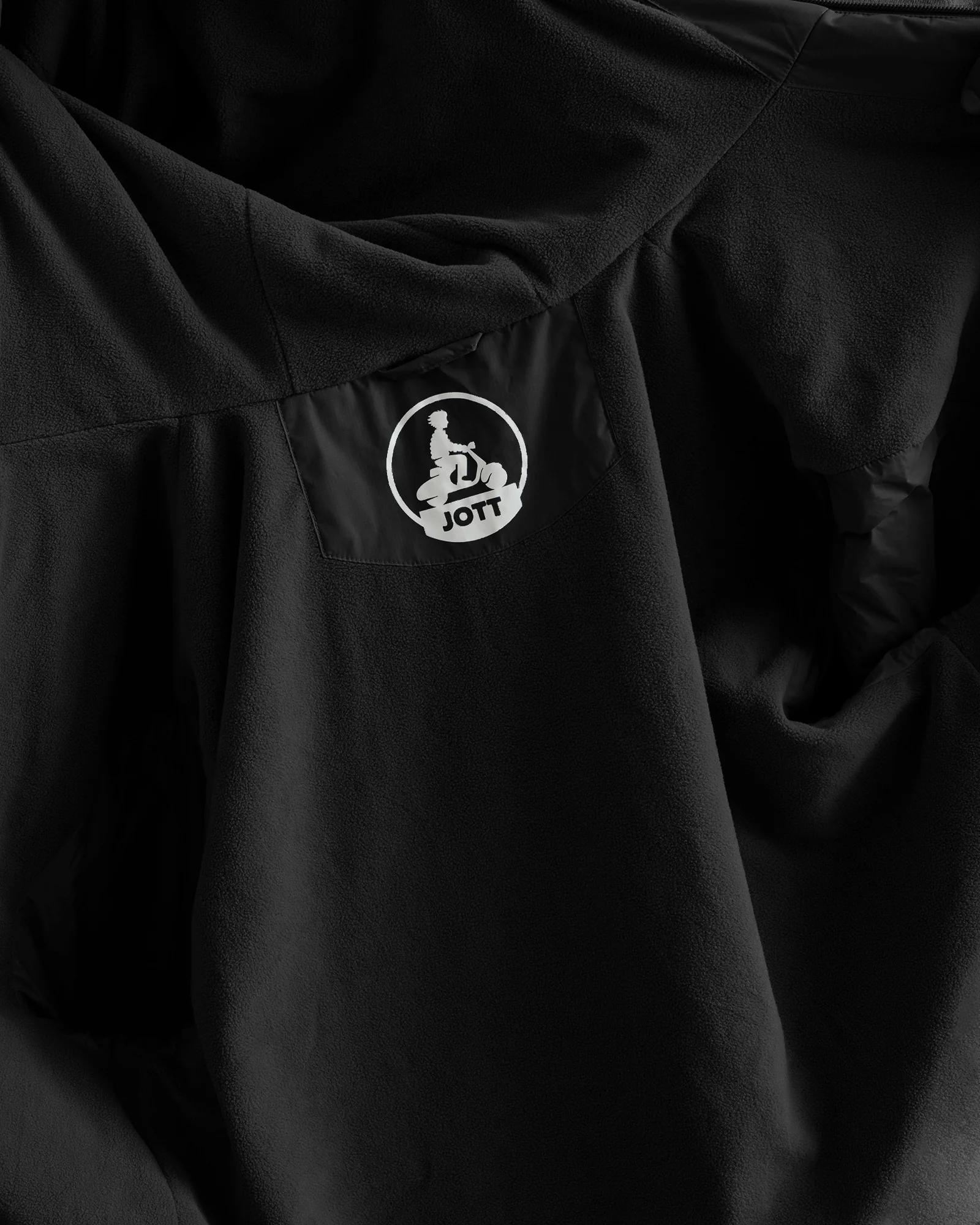 Imperméable doublé polaire Noir Derry Polar - Image 7