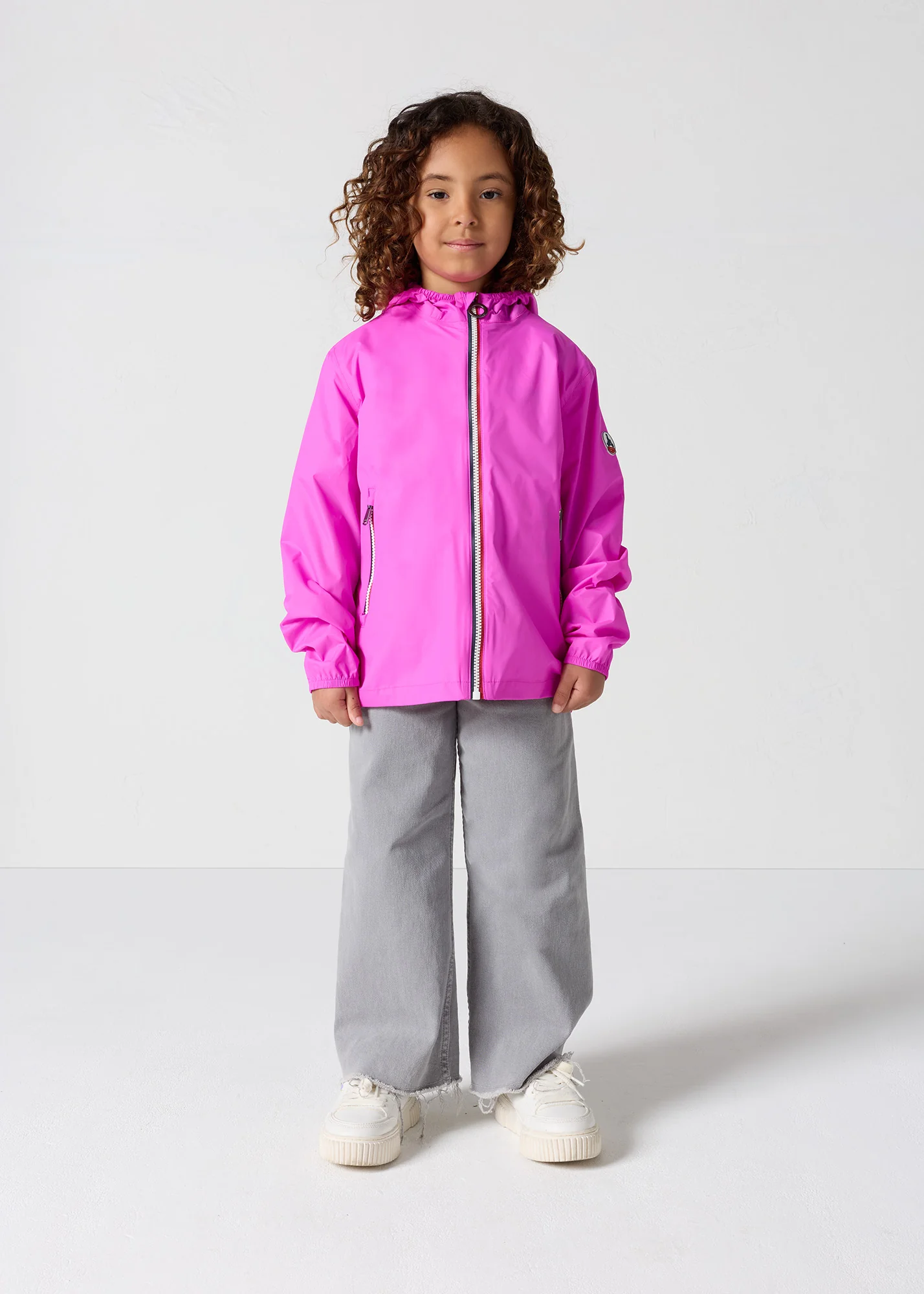Imperméable enfant paquetable Rose électrique Corrie - Image 3