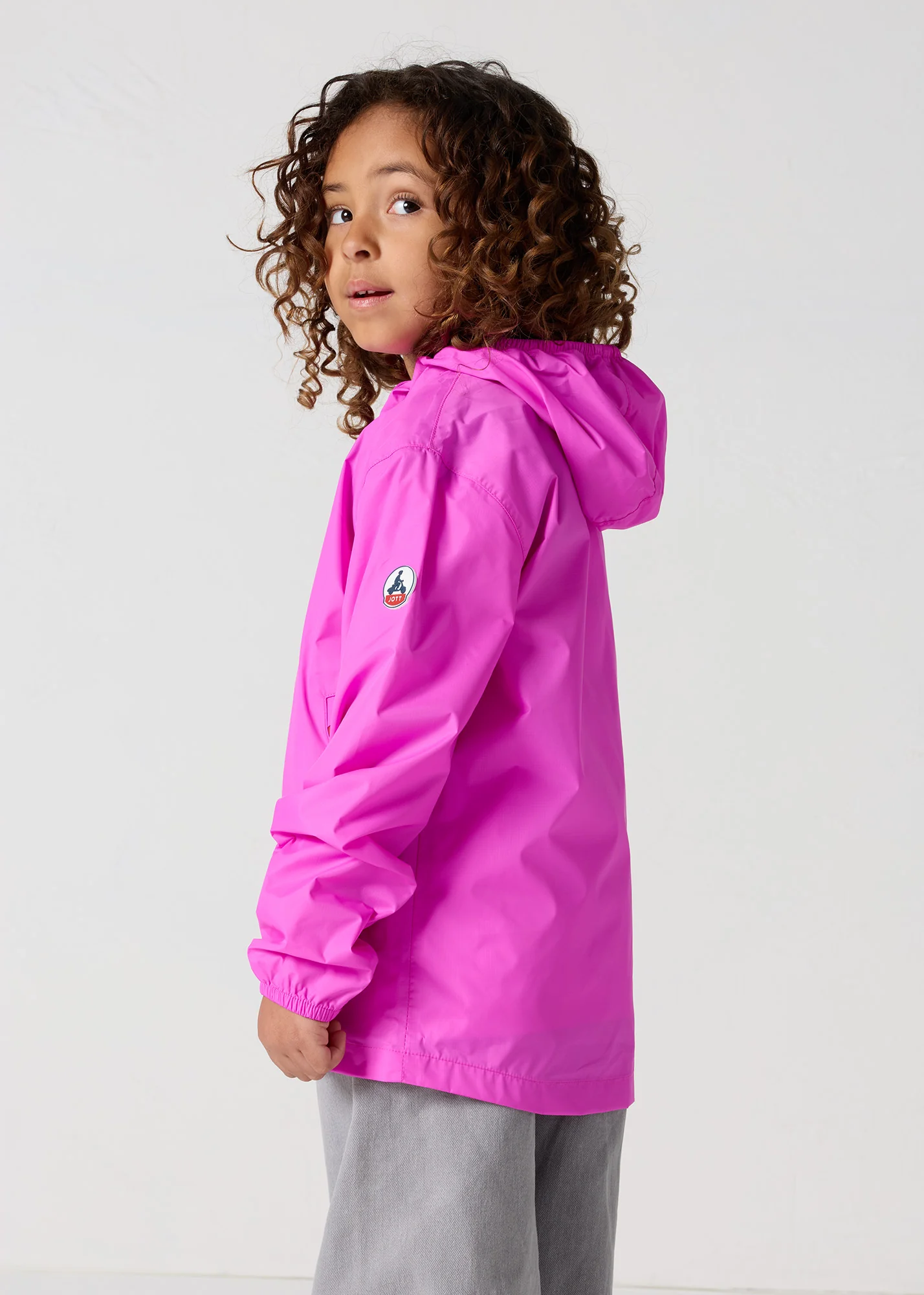 Imperméable enfant paquetable Rose électrique Corrie - Image 4