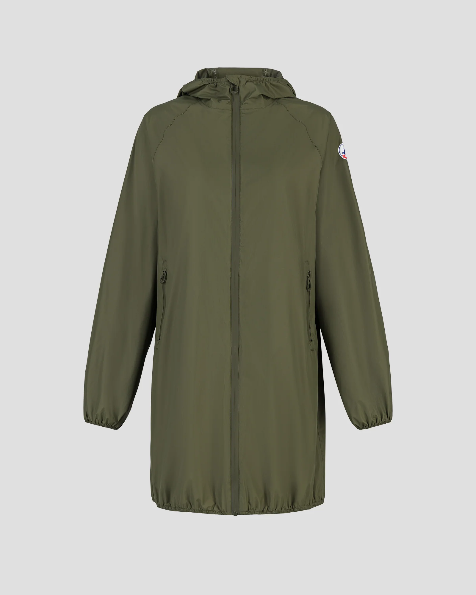 Imperméable long à capuche Army Glendale