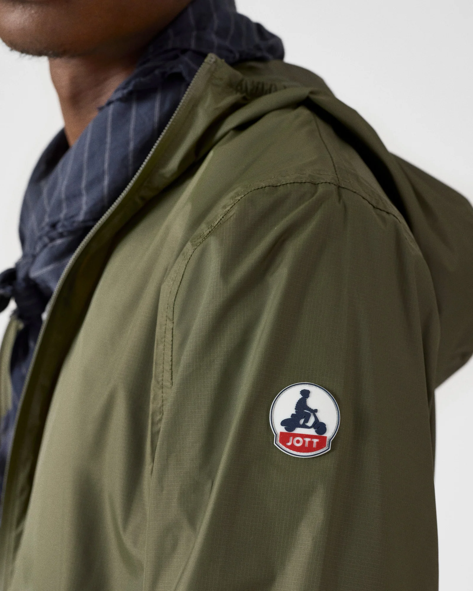 Imperméable long à capuche paquetable Army Oban - Image 2
