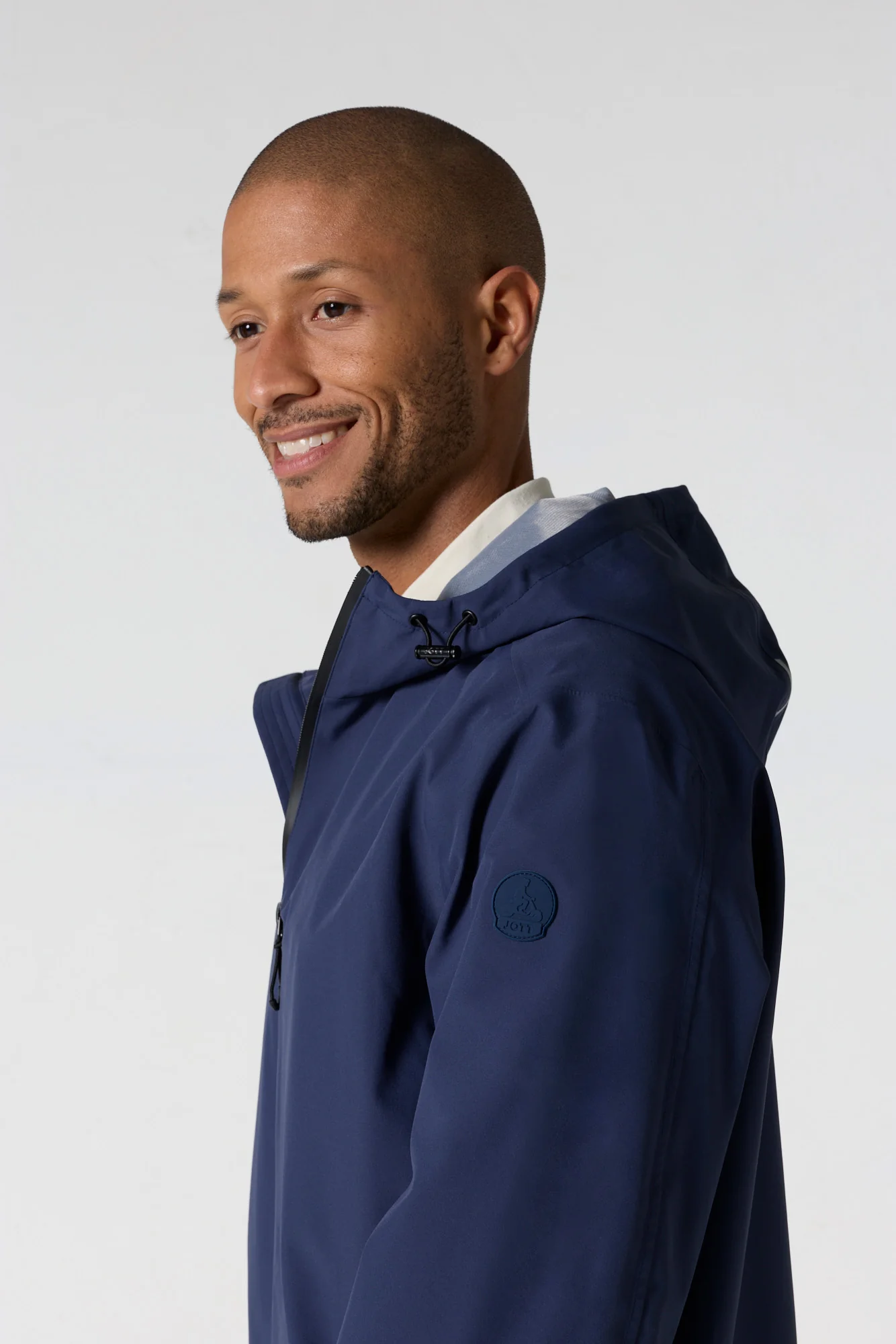 Imperméable mixte mi-long Marine Zerti - Image 5