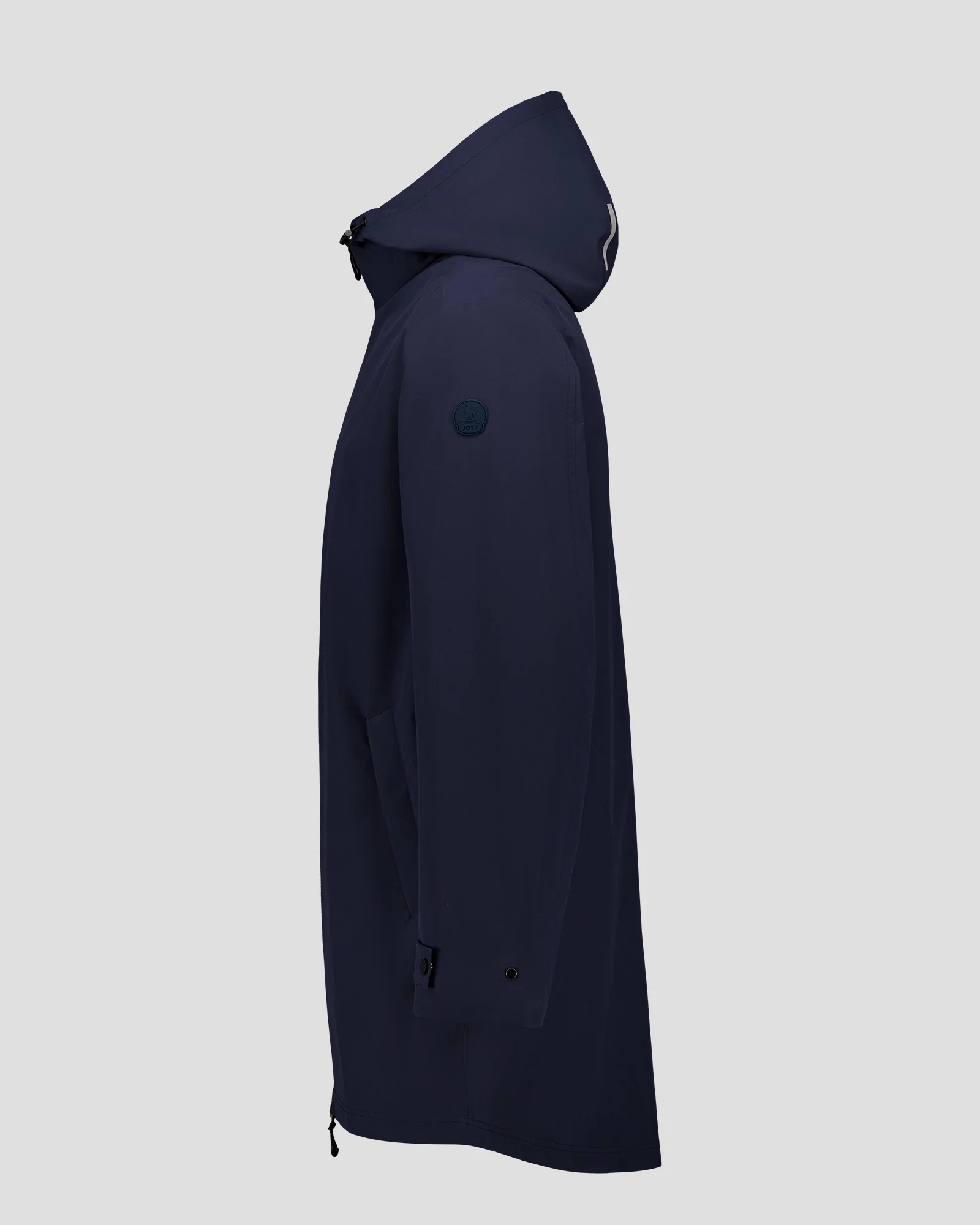 Imperméable mixte mi-long Marine Zerti - Image 7