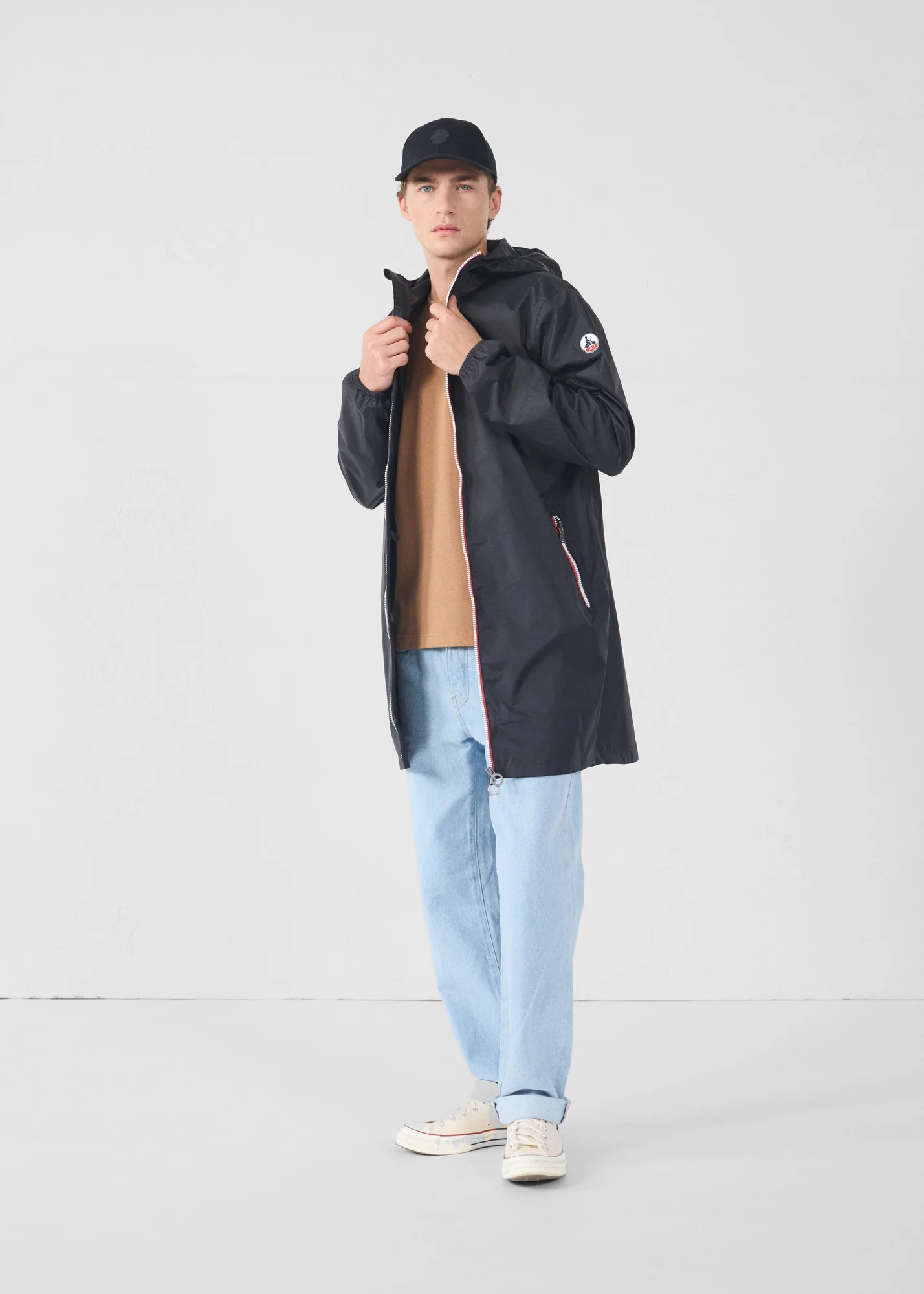 Imperméable long Noir Skye - Image 3