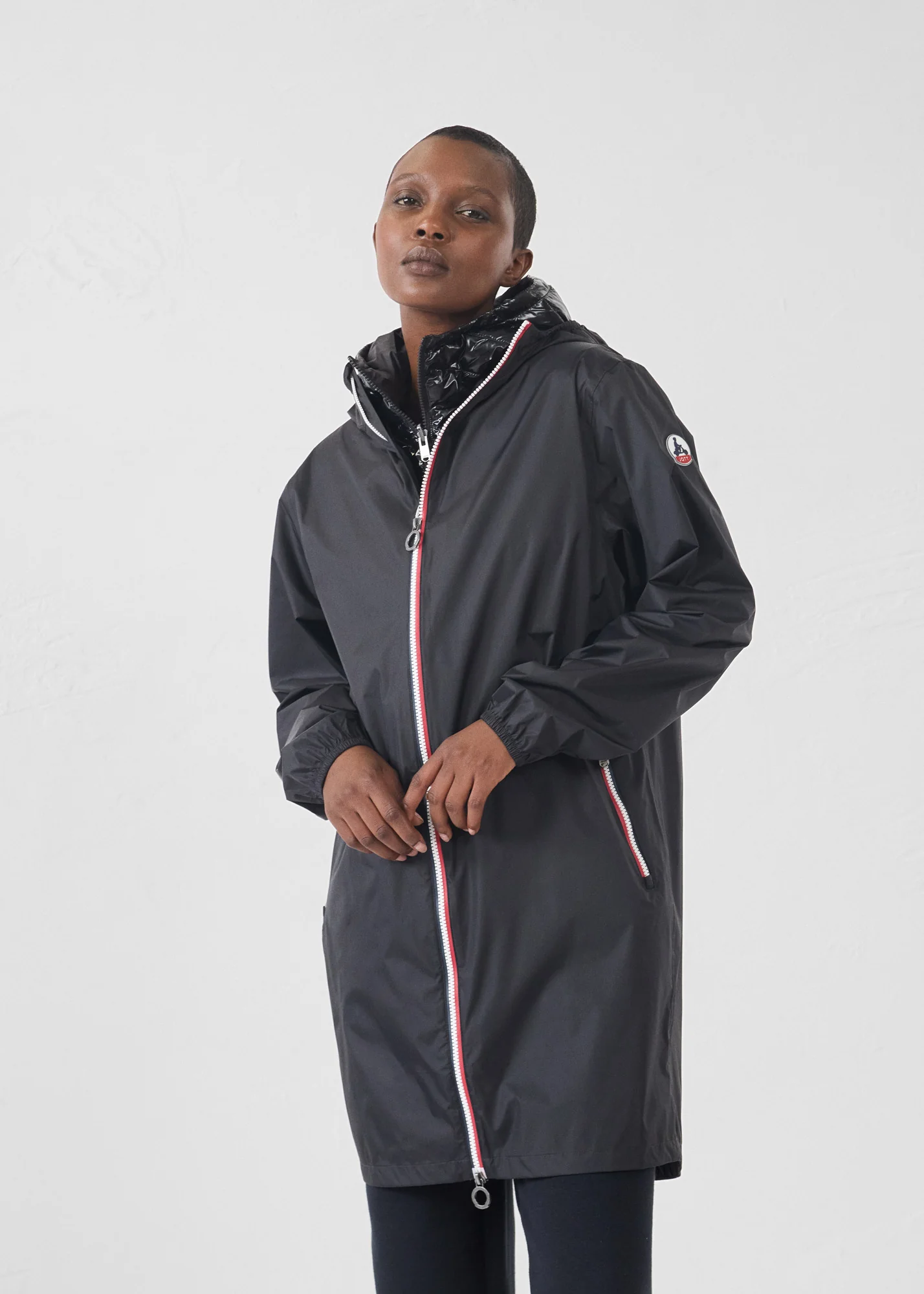Imperméable long Noir Skye - Image 7