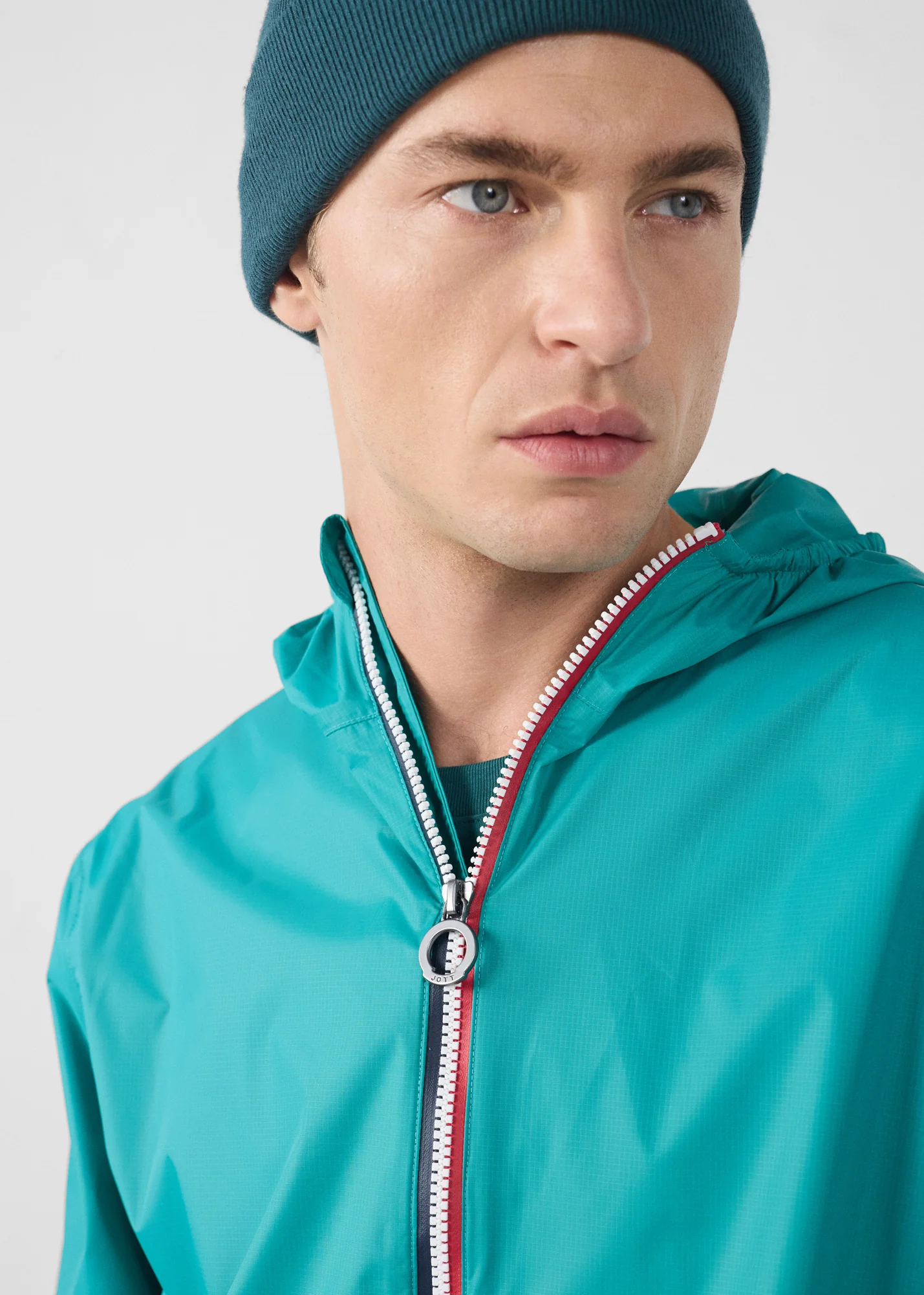 Imperméable long Vert persan Skye - Image 5