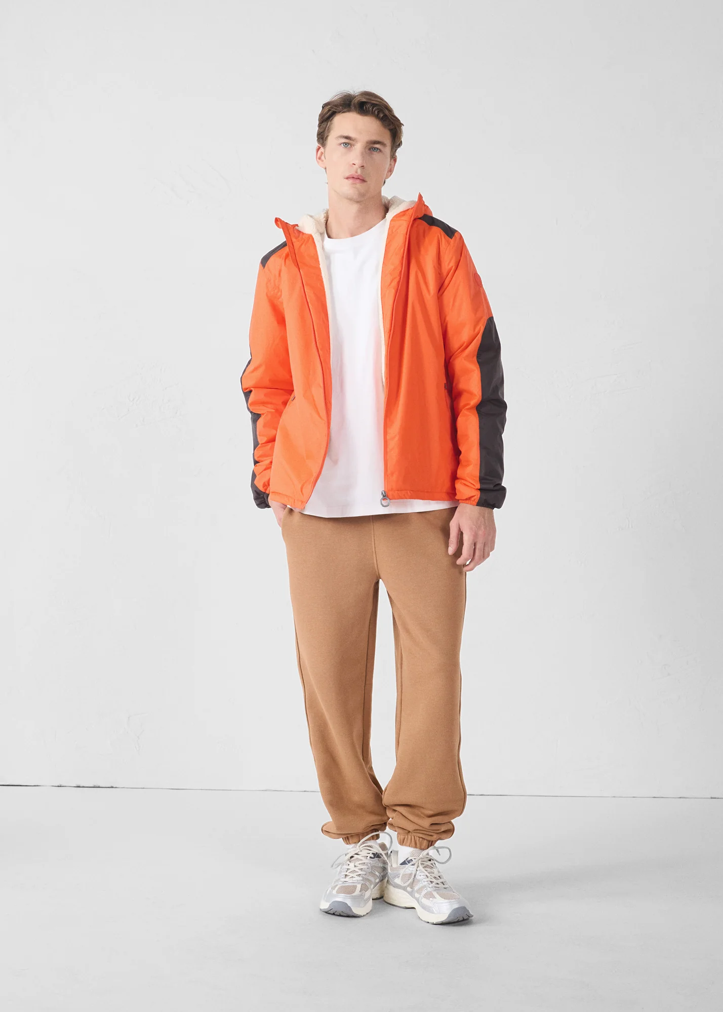 Imperméable sherpa Rouge feu Dippen sherpa - Image 3