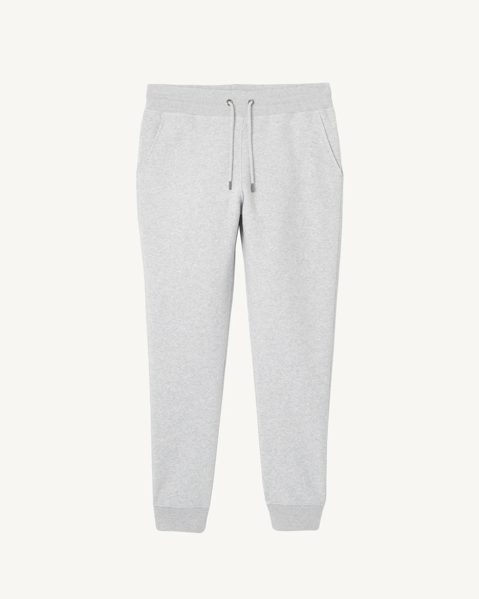 Jogpant homme en coton biologique Gris chiné Santiago - Image 2