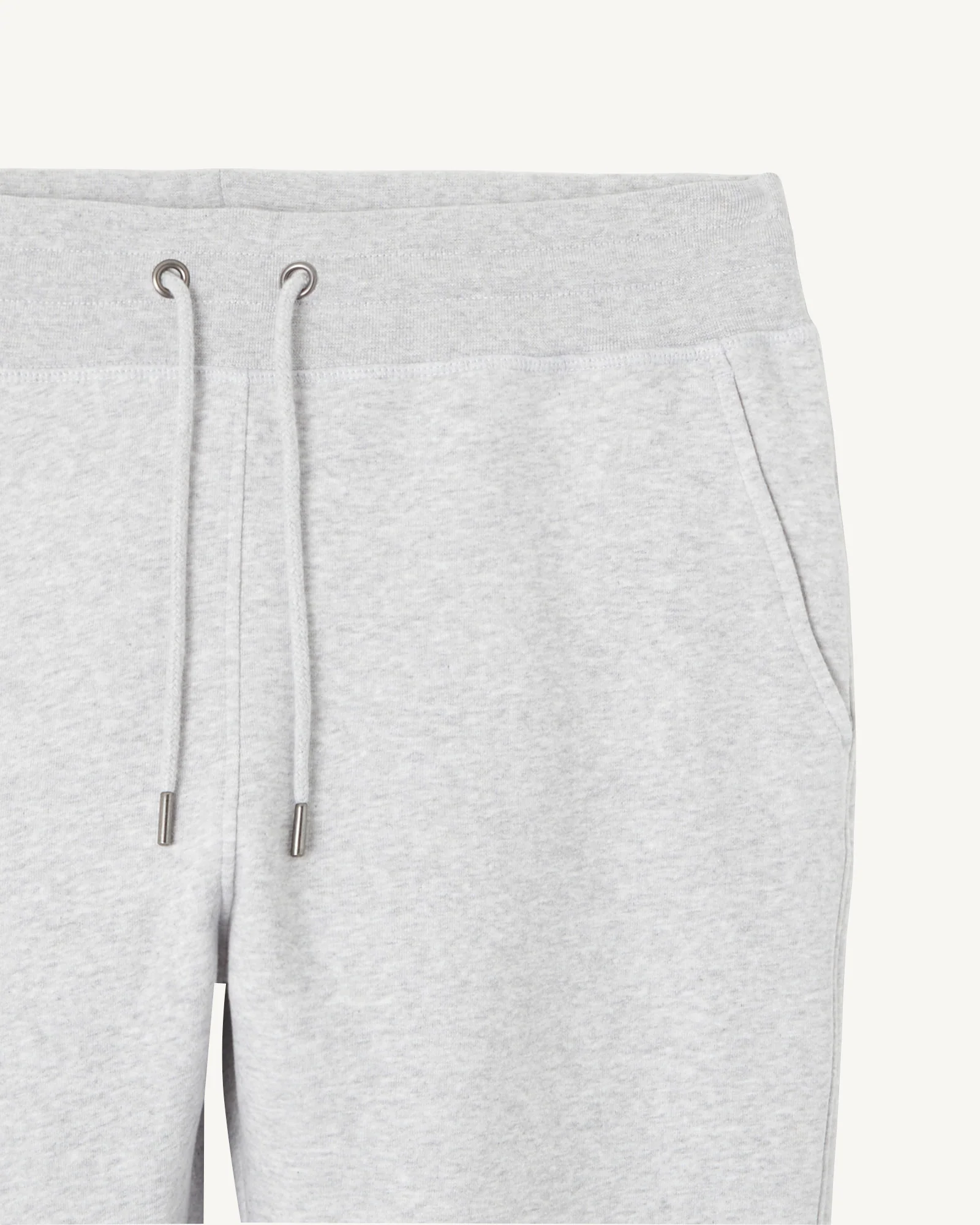 Jogpant homme en coton biologique Gris chiné Santiago - Image 5
