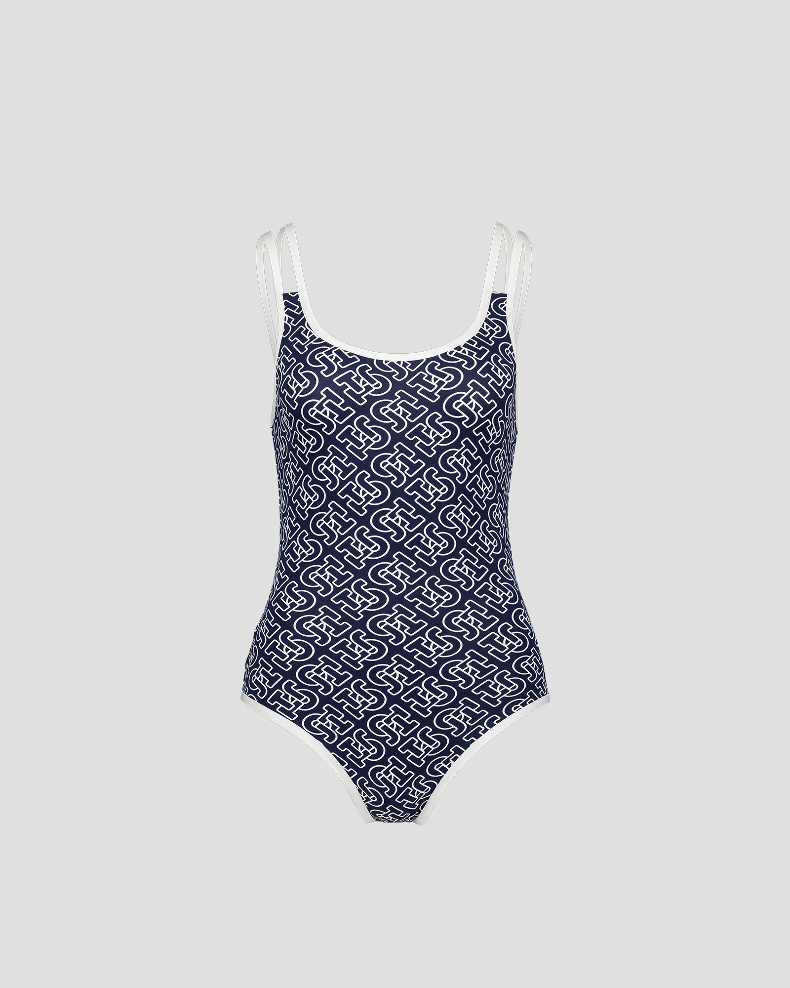Maillot de bain femme Mono marine Mary monogram - Image 2