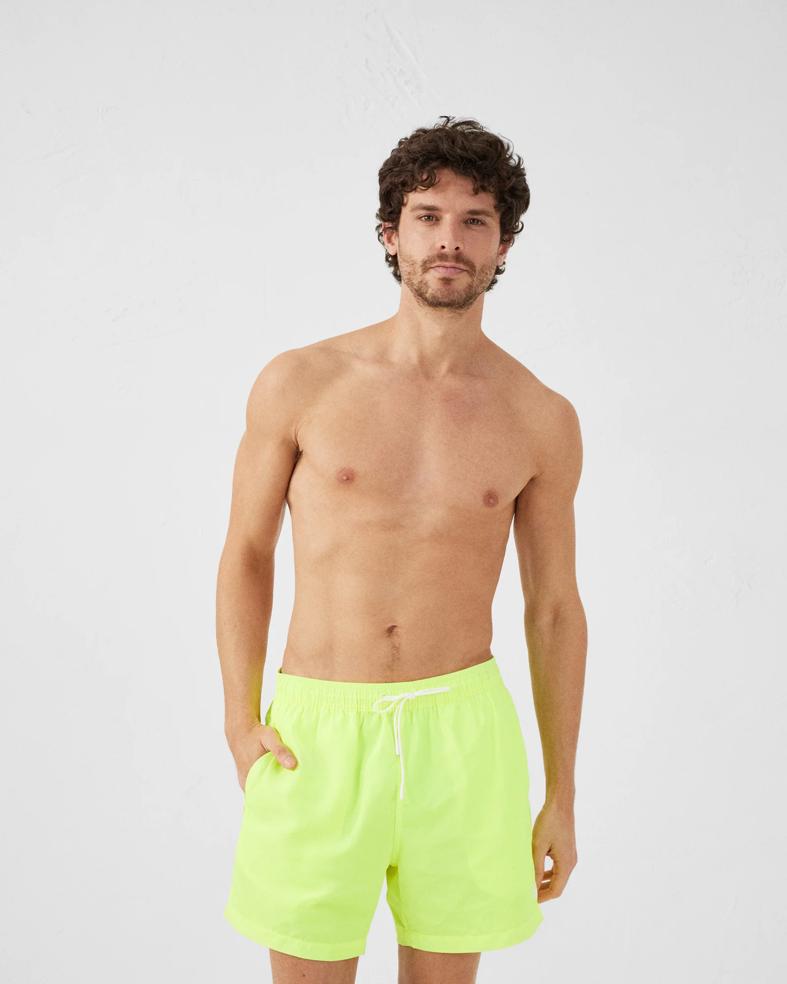 Maillot de bain Jaune fluo Niolon fluo - Image 4