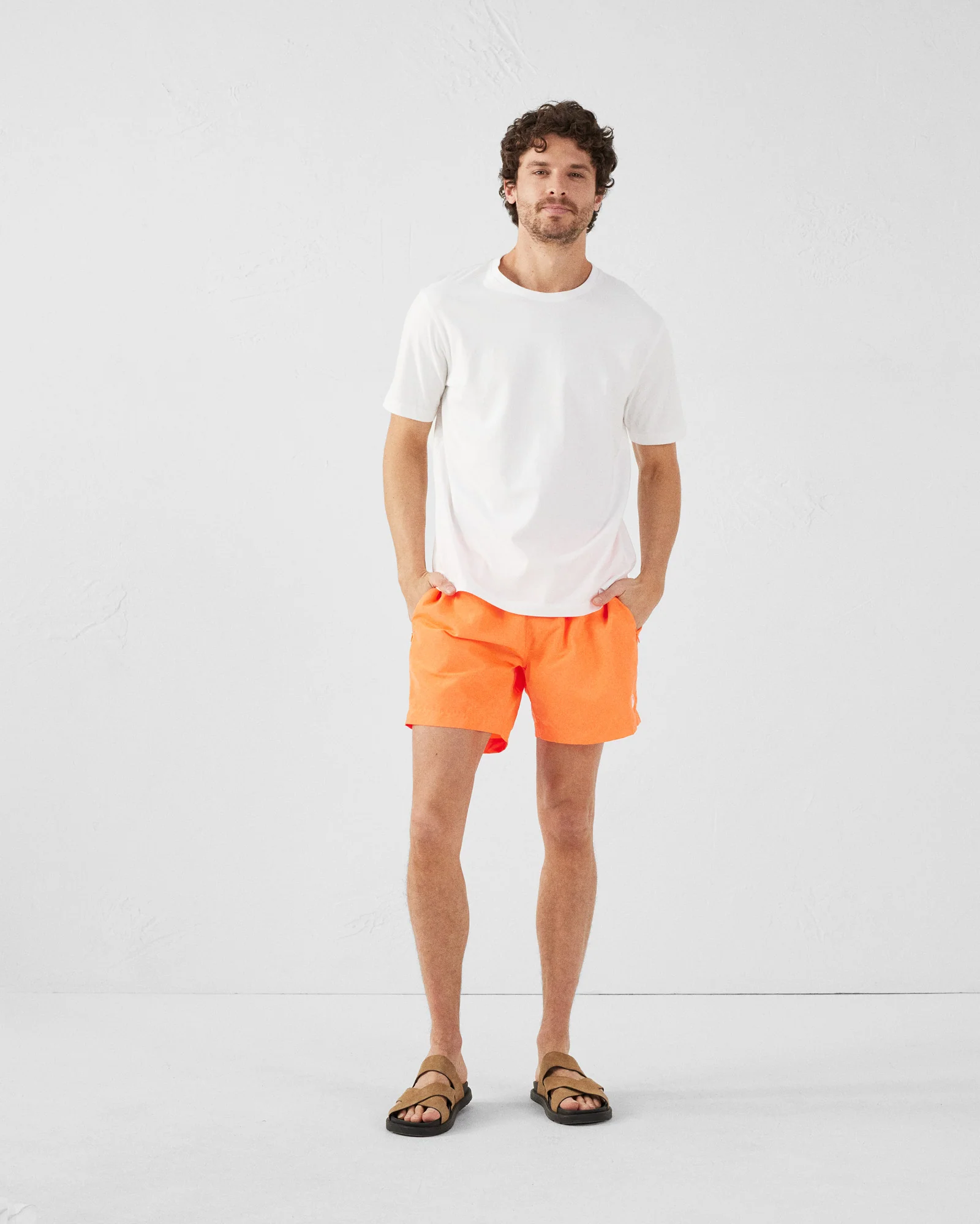 Maillot de bain Orange fluo Niolon fluo - Image 3
