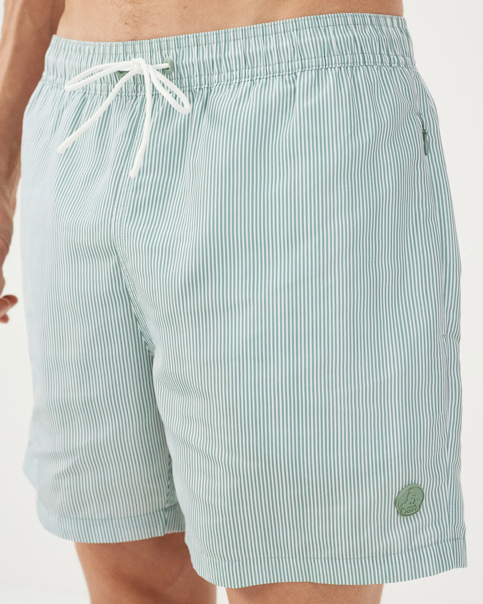 Maillot de bain Stripe vert M/Blanc Niolon stripe - Image 7