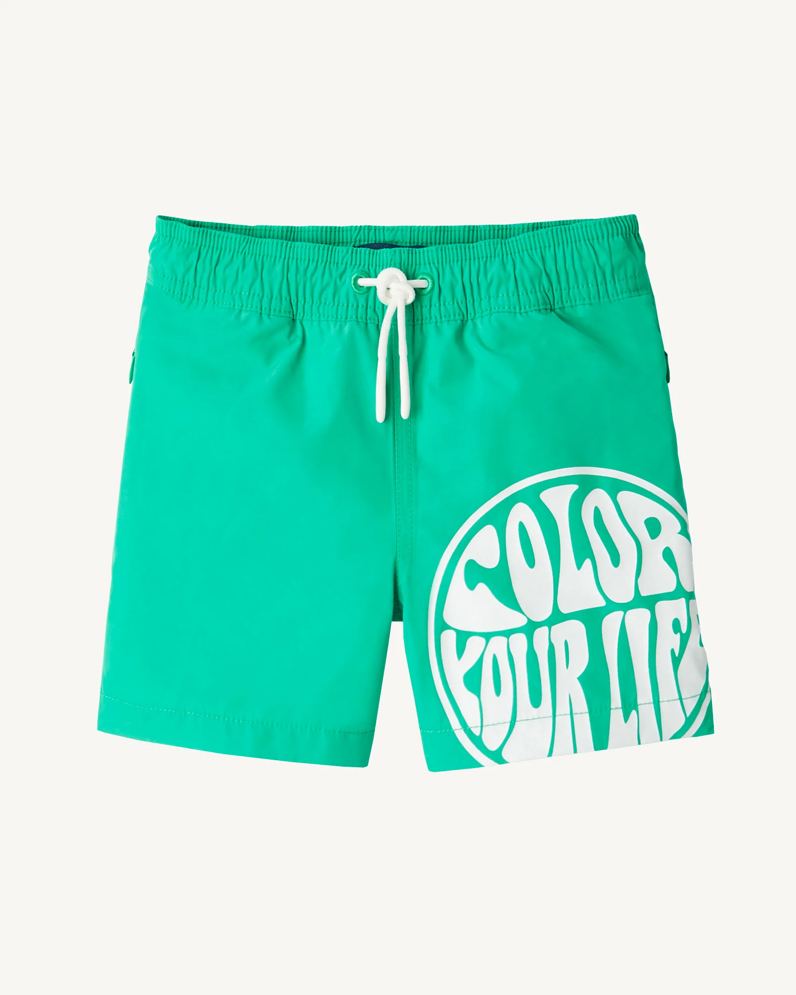 Maillot de bain Vert/Funday blanc enfant Cassis