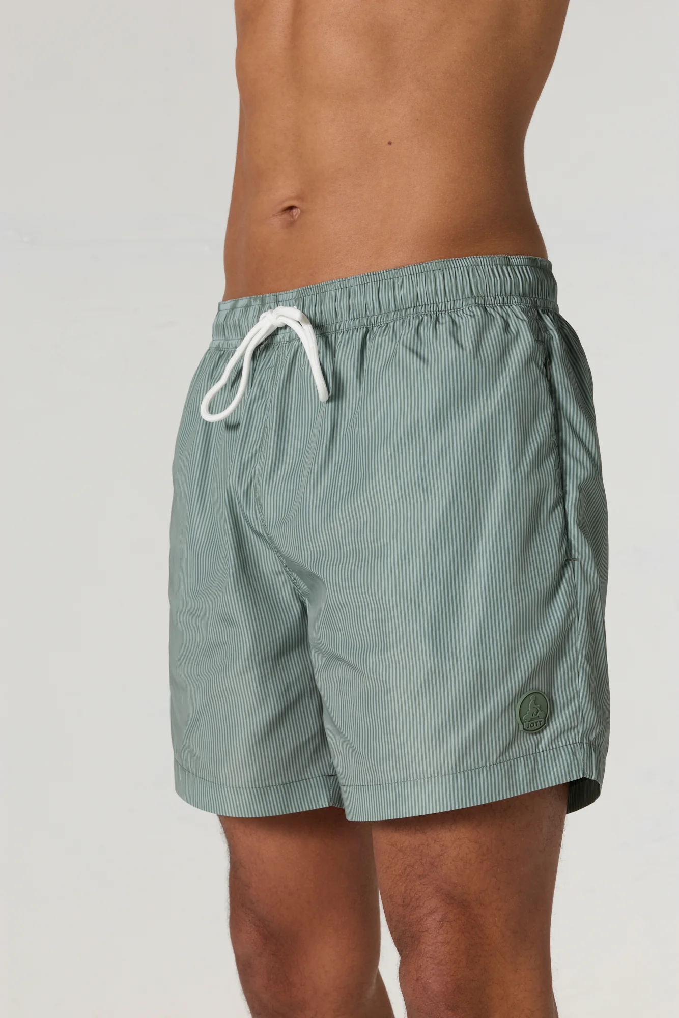 Maillot de bain Vert sauge rayé Ian stripe - Image 6