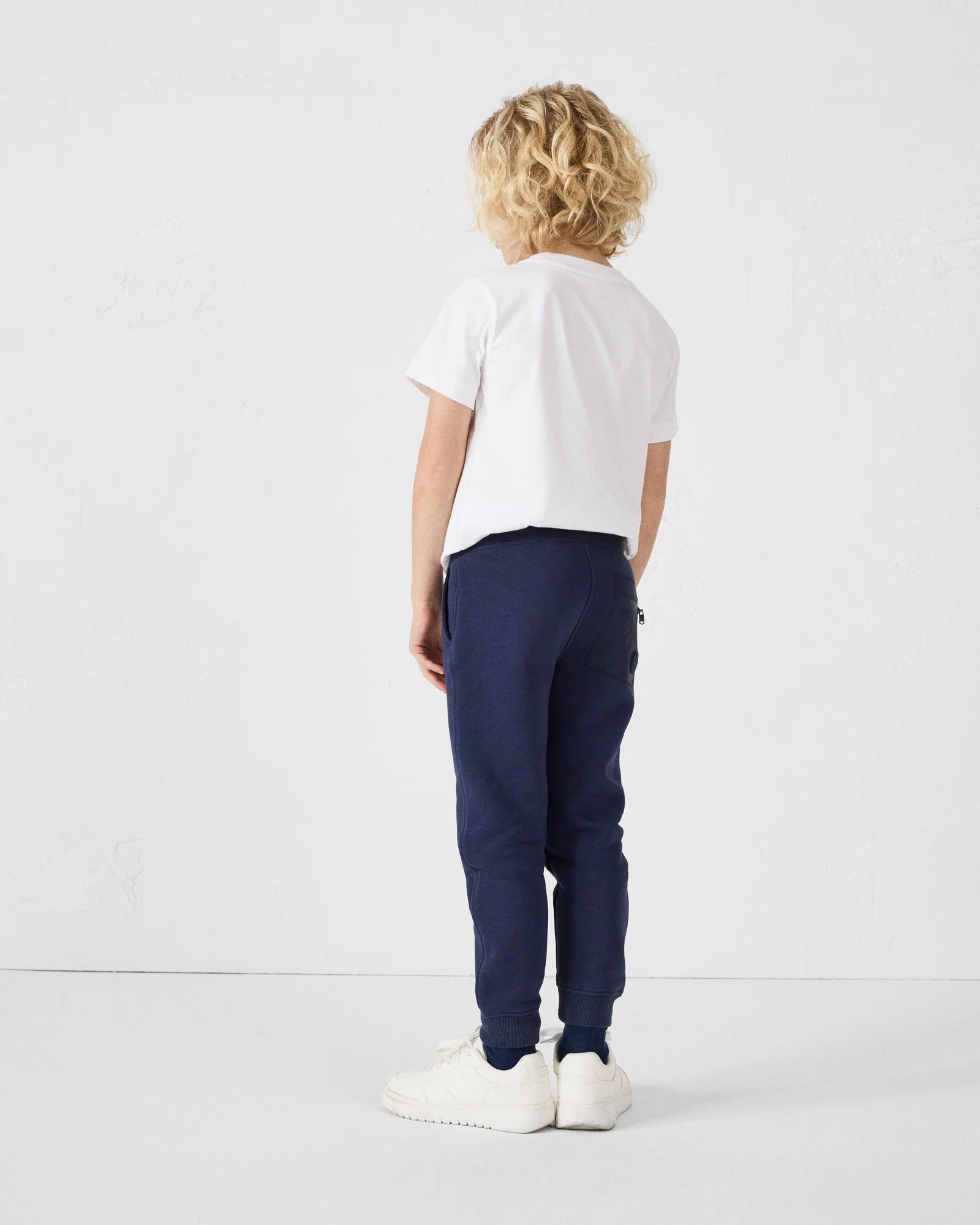 Pantalon de sport enfant en coton Marine Matchu 2.0 - Image 4