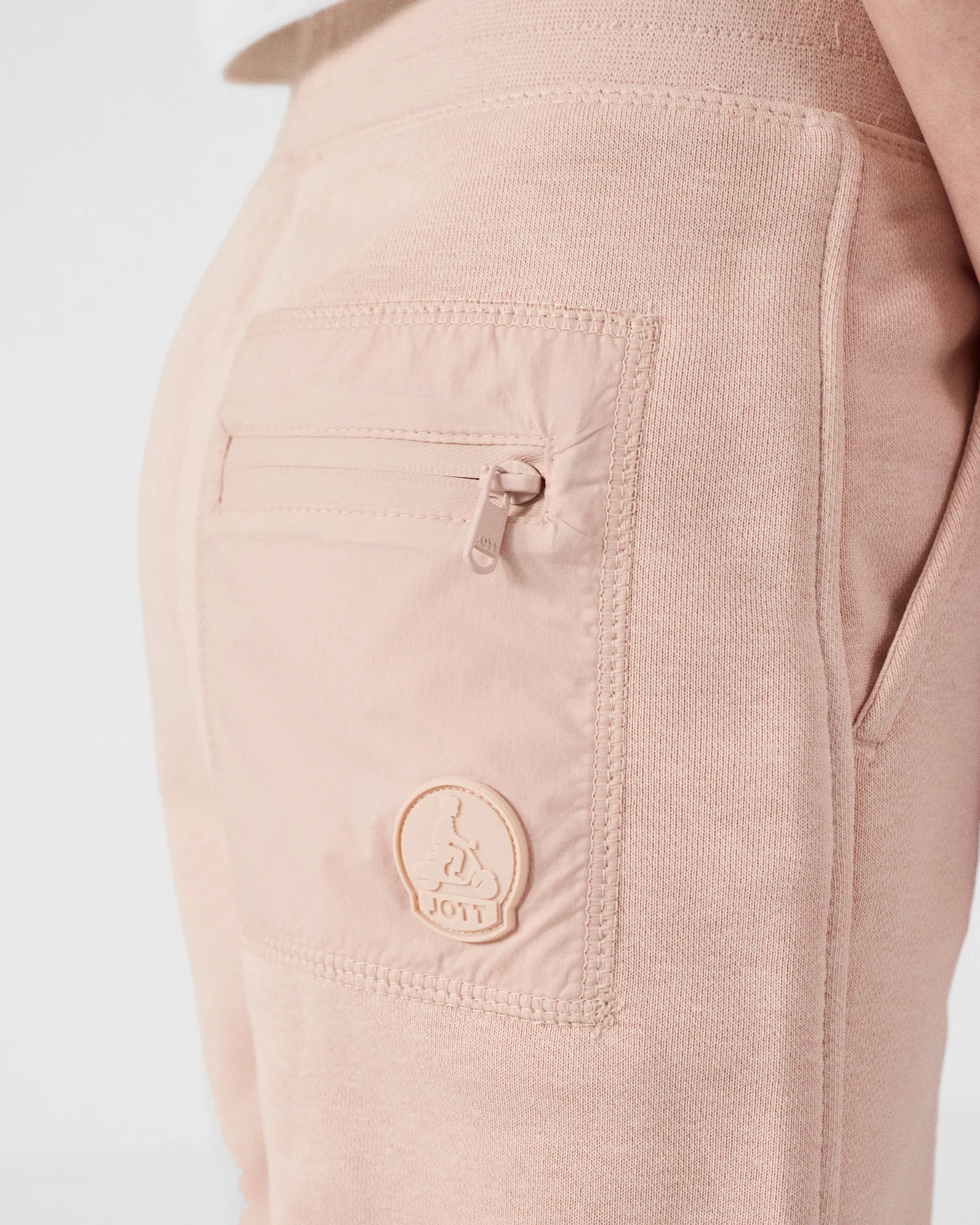 Pantalon de sport enfant en coton Pêche clair Matchu 2.0 - Image 5