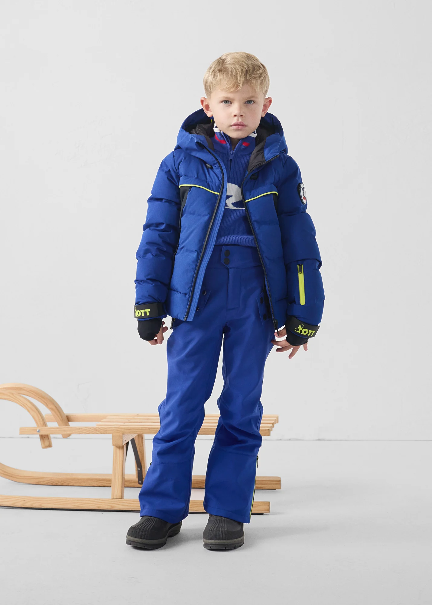 Pantalon ski Grand froid Bleu cobalt Prebois - Image 3