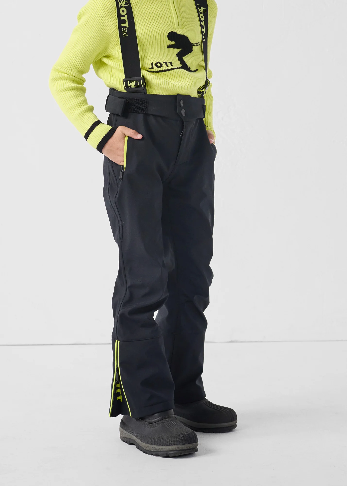 Pantalon ski Grand froid Noir Prebois - Image 3