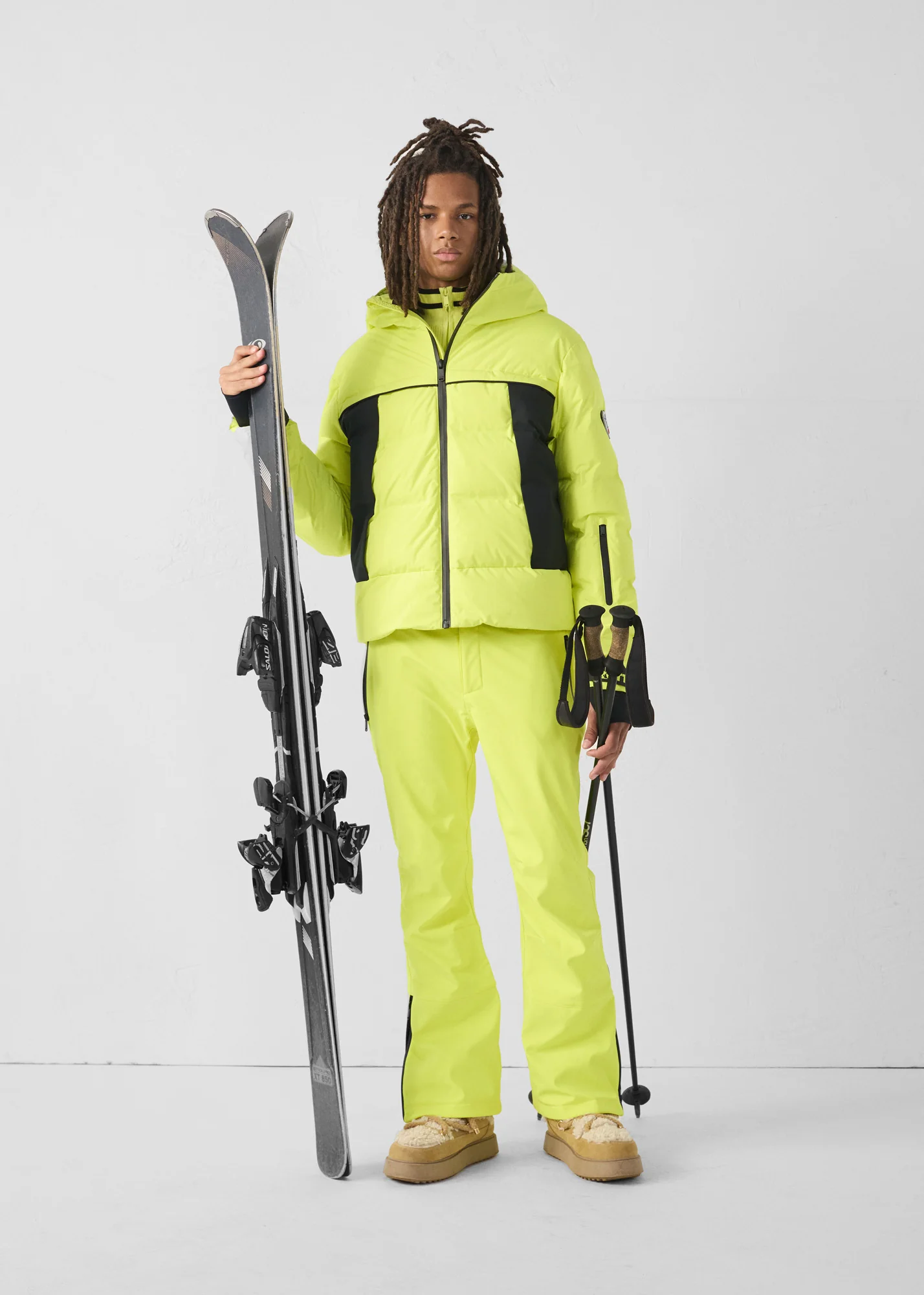 Pantalon ski Imperméable Grand froid Jaune elexir Cairn - Image 8