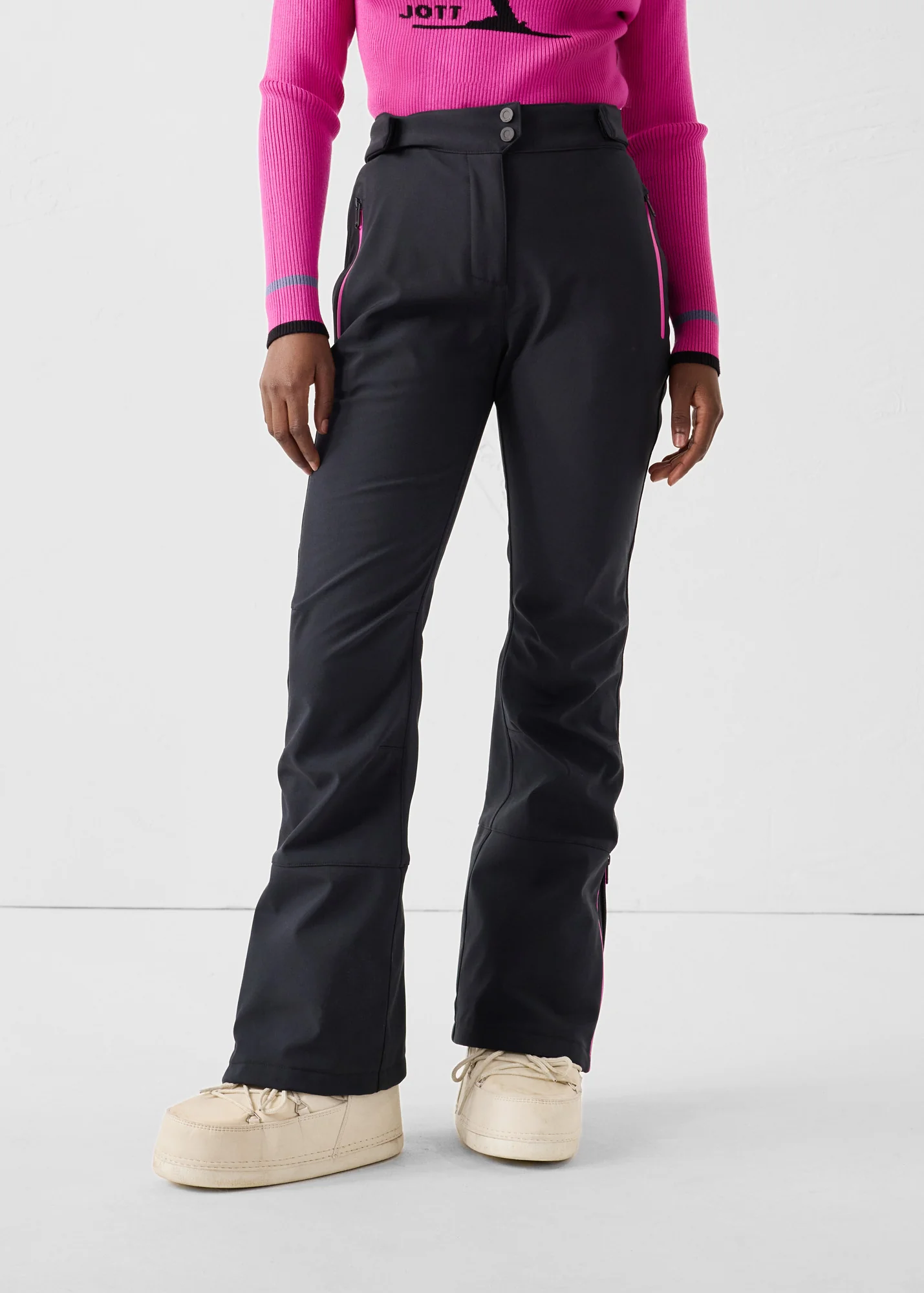 Pantalon ski Imperméable Grand froid Noir Silene - Image 2