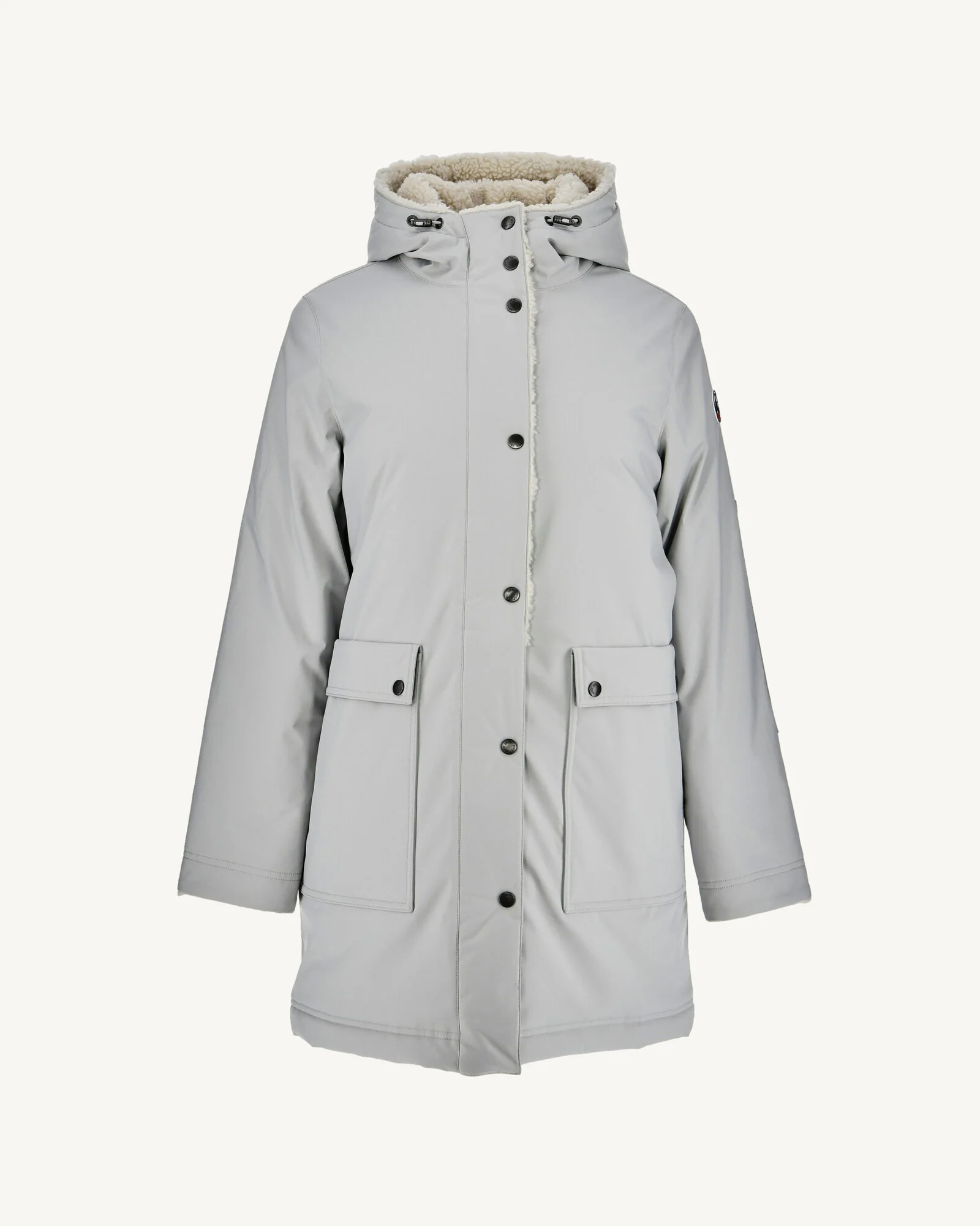Parka Grand Froid Ă capuche Gris acier Taiga