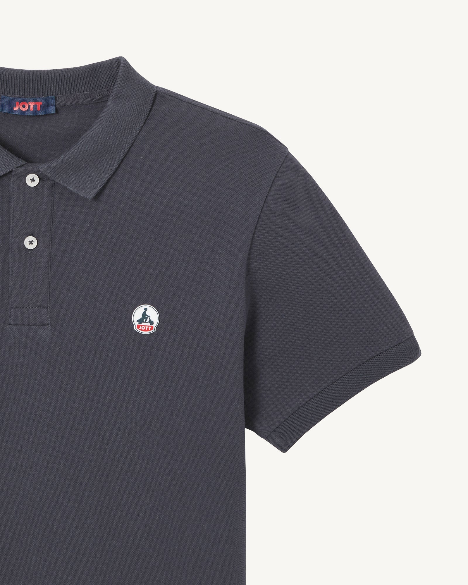 Polo homme en coton biologique Marine Marbella - Image 3