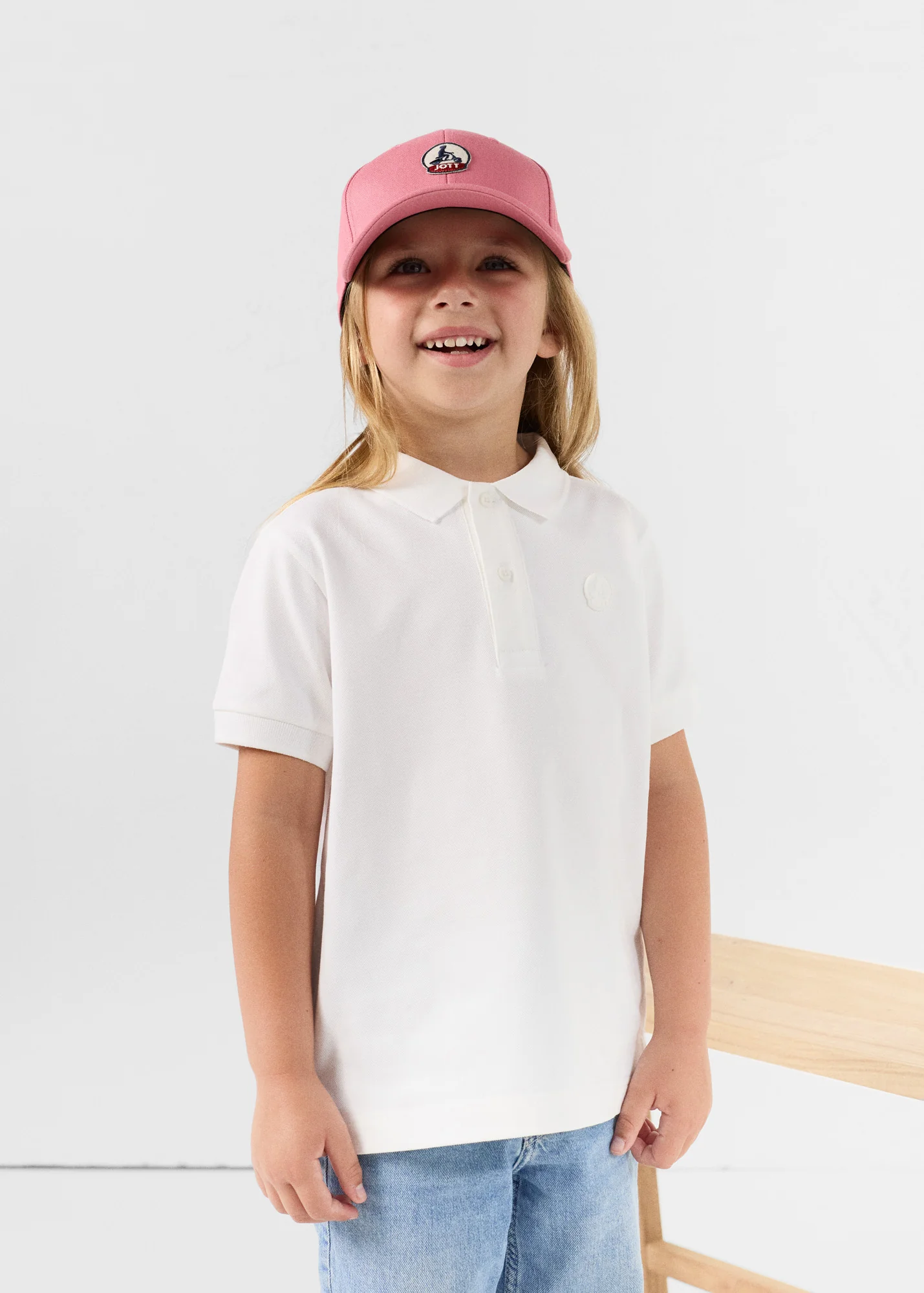 Polo enfant Blanc Enzo - Image 3