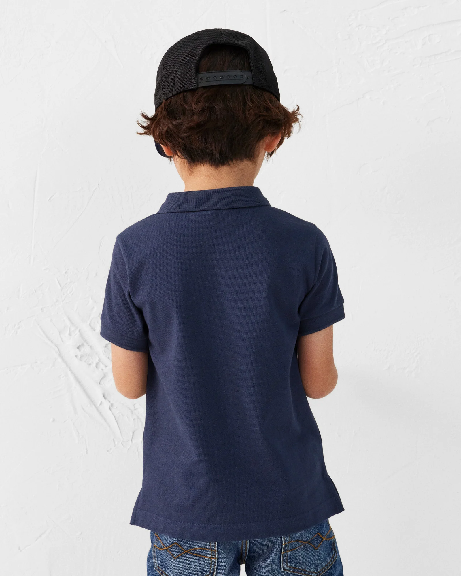 Polo enfant en coton Marine Ciro - Image 3