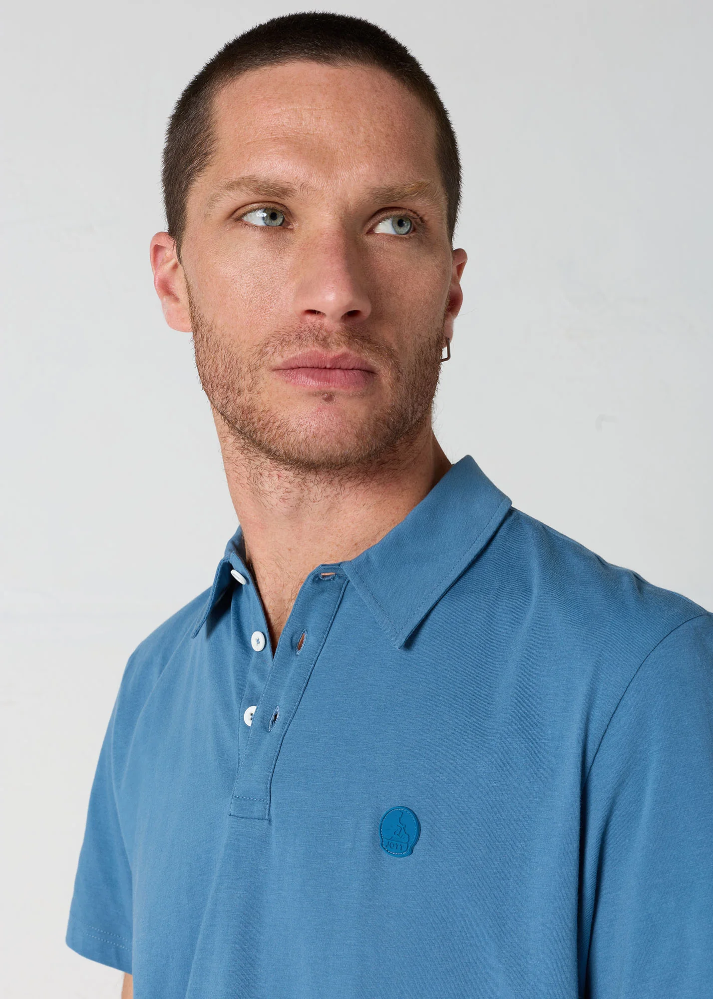 Polo manches courtes Bleu jeans Dario - Image 5