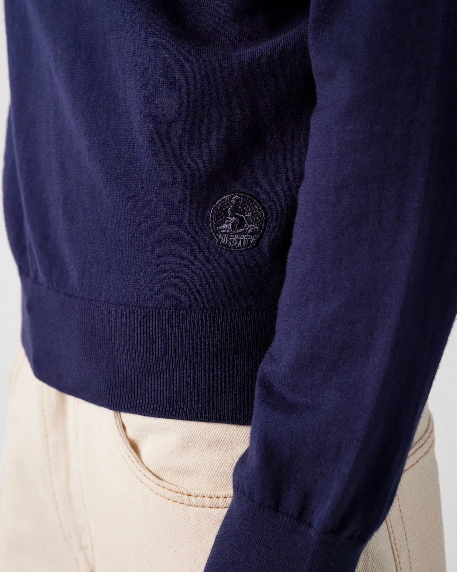Pull en maille col rond Marine Hadrien - Image 3