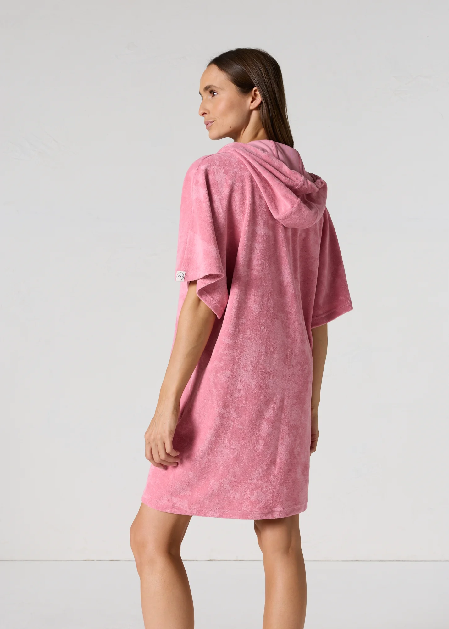 Robe éponge à capuche Pink antique Pearl - Image 4